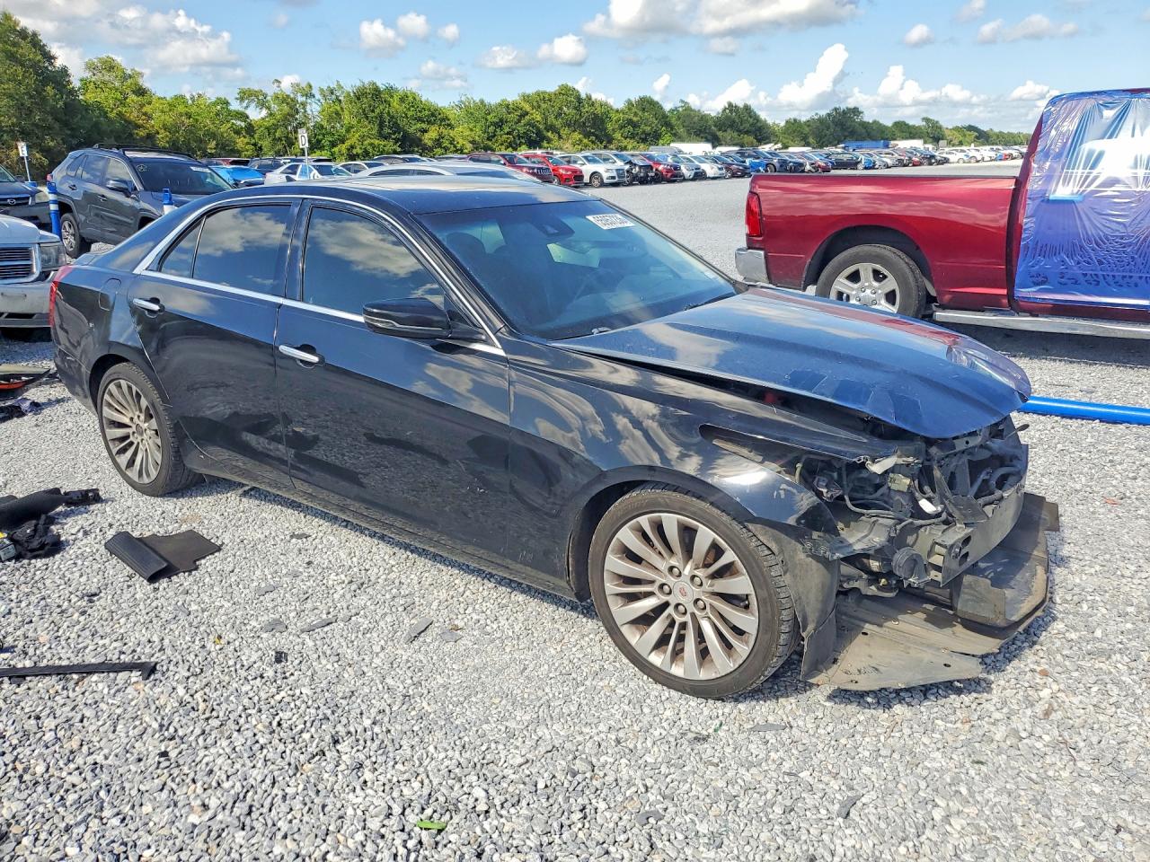2014 Cadillac Cts Luxury Collection Black vin: 1G6AR5SX7E0142776