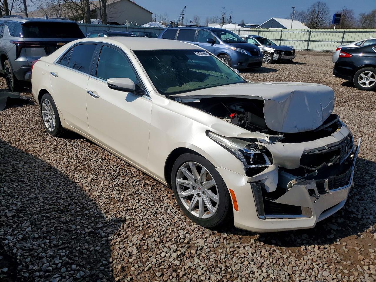 2014 Cadillac Cts Luxury Collection White vin: 1G6AR5SX7E0149517