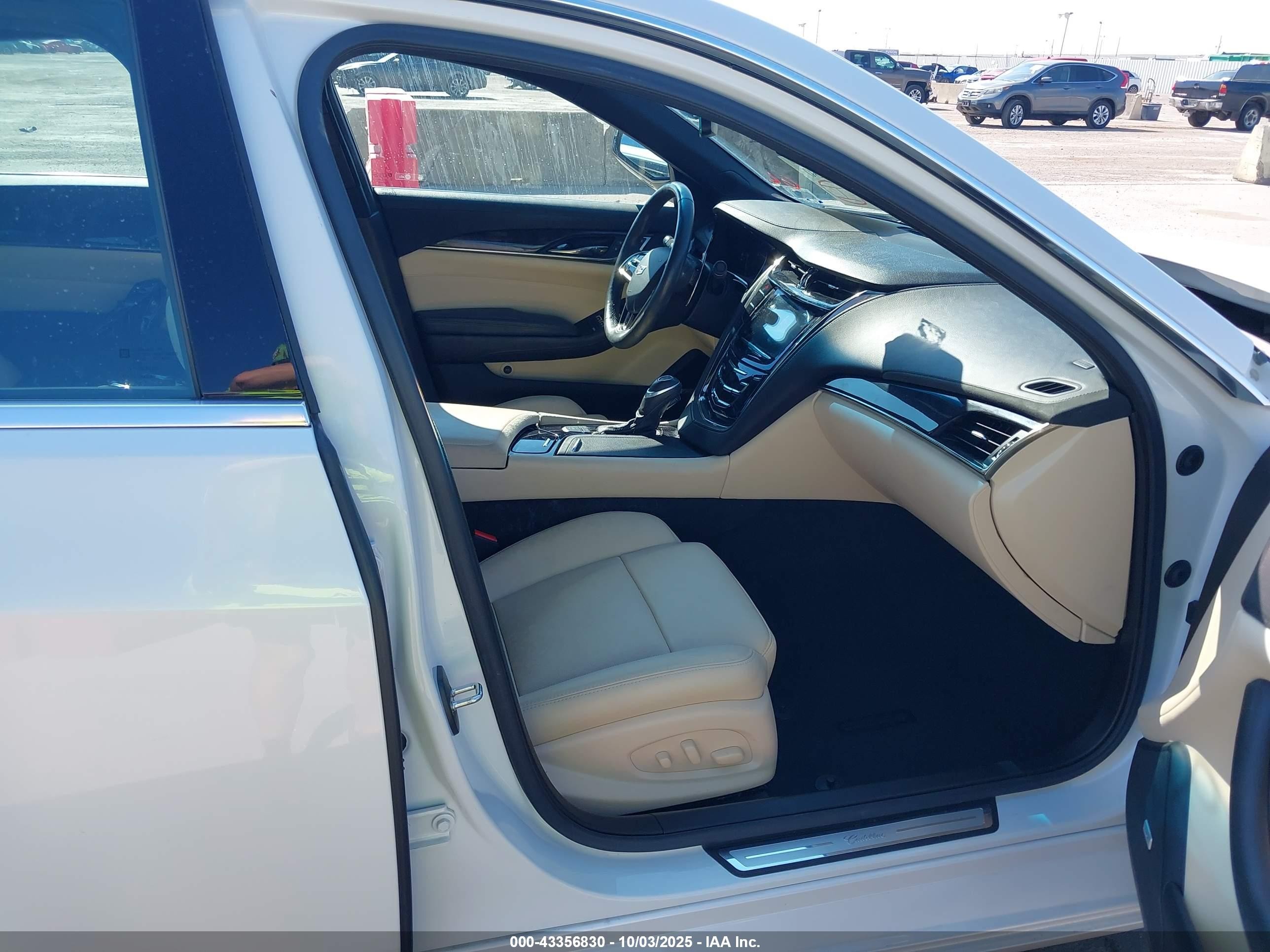2018 Cadillac Cts Luxury White vin: 1G6AR5SX7J0141041