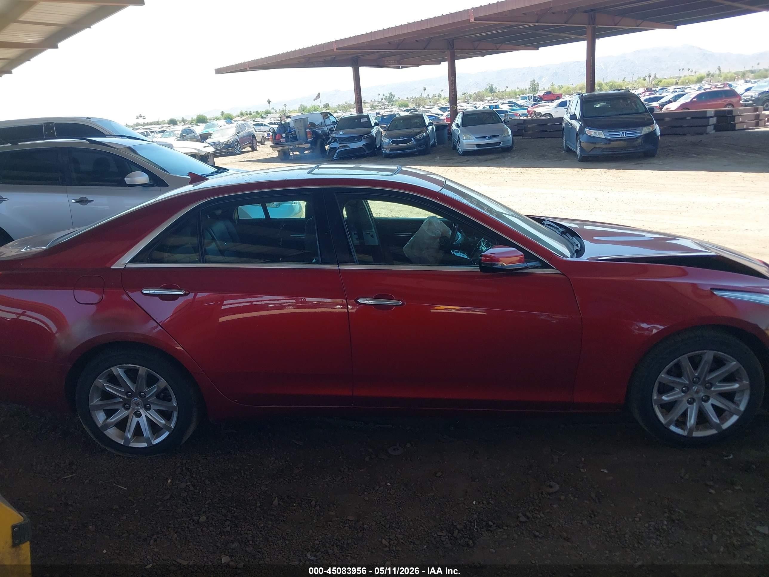 2014 Cadillac Cts Luxury Красный vin: 1G6AR5SX8E0168299