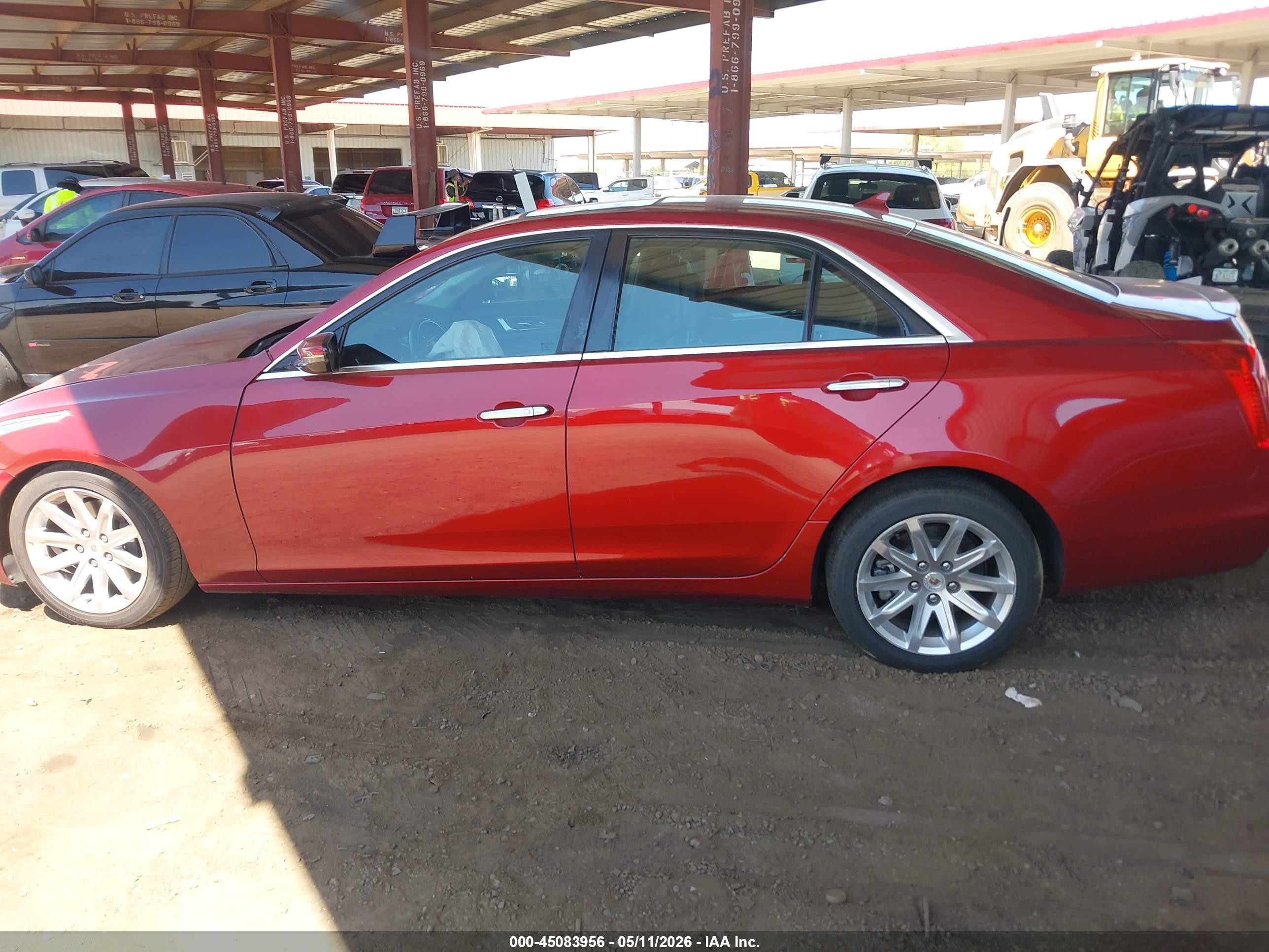 2014 Cadillac Cts Luxury Красный vin: 1G6AR5SX8E0168299