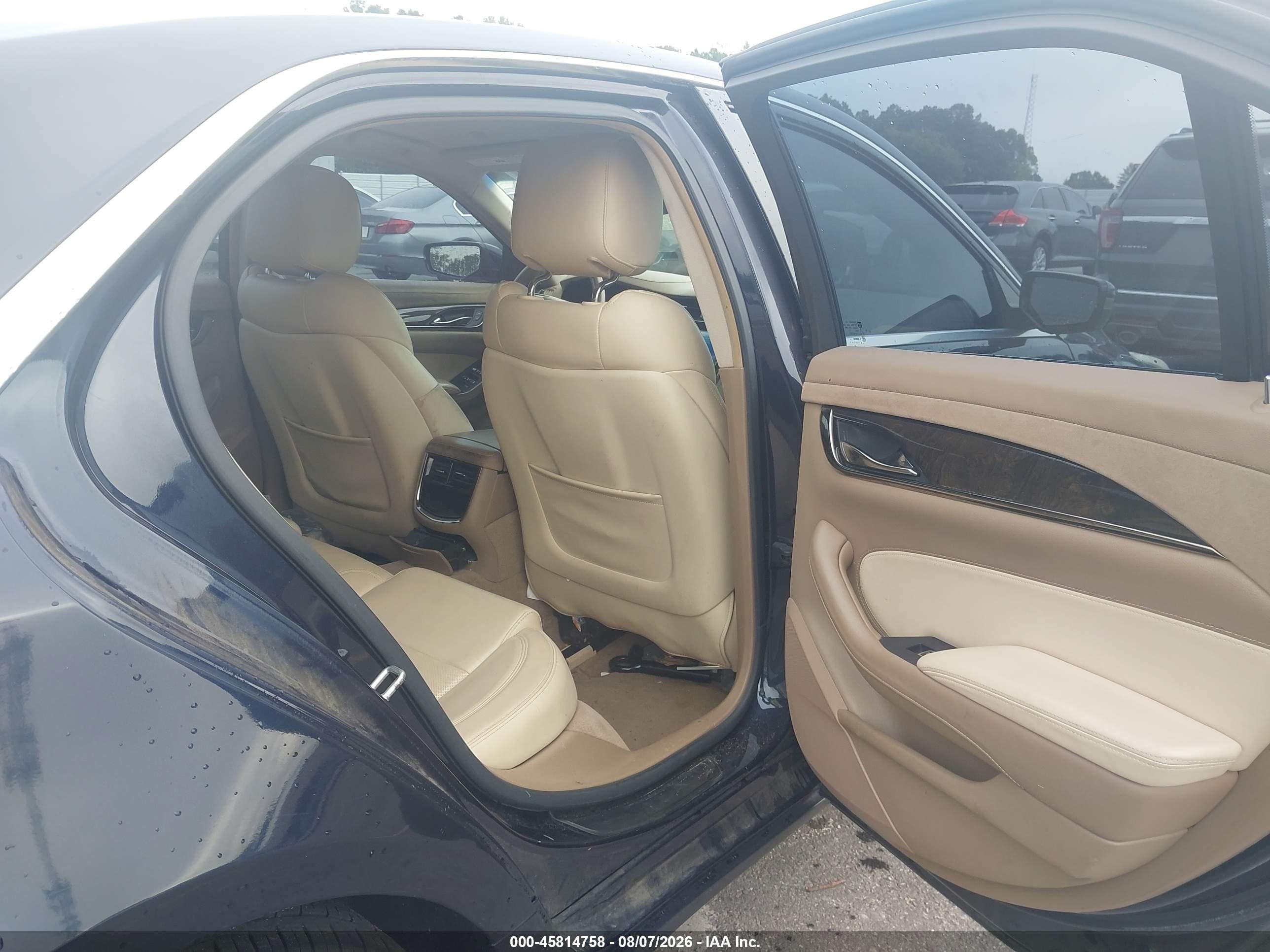 2015 Cadillac Cts Luxury Blue vin: 1G6AR5SX8F0109447