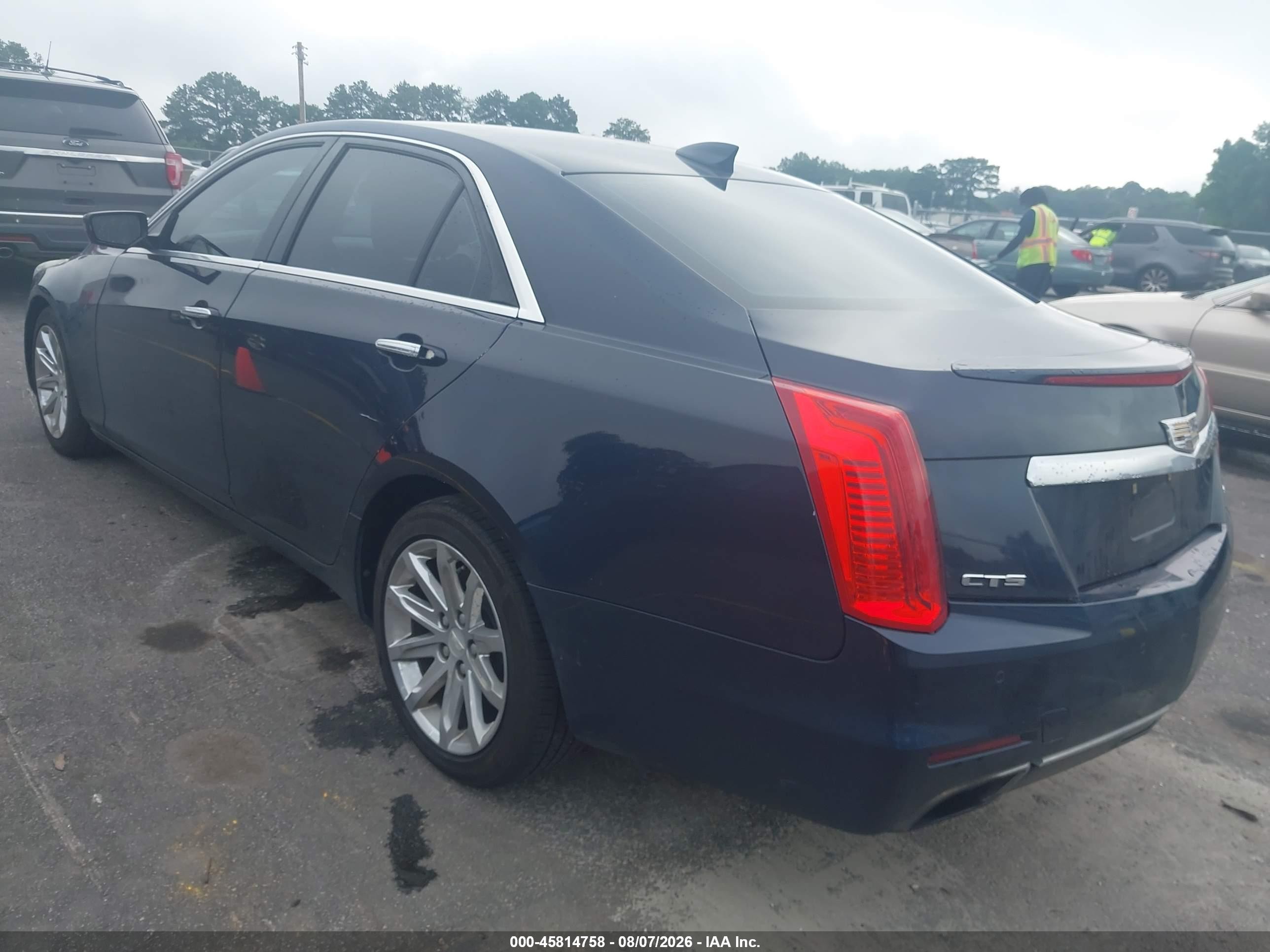 2015 Cadillac Cts Luxury Blue vin: 1G6AR5SX8F0109447