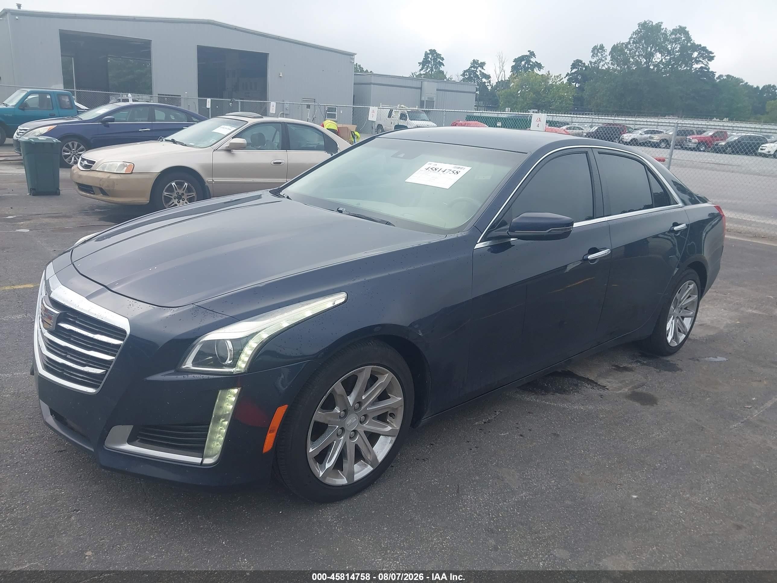 2015 Cadillac Cts Luxury Blue vin: 1G6AR5SX8F0109447