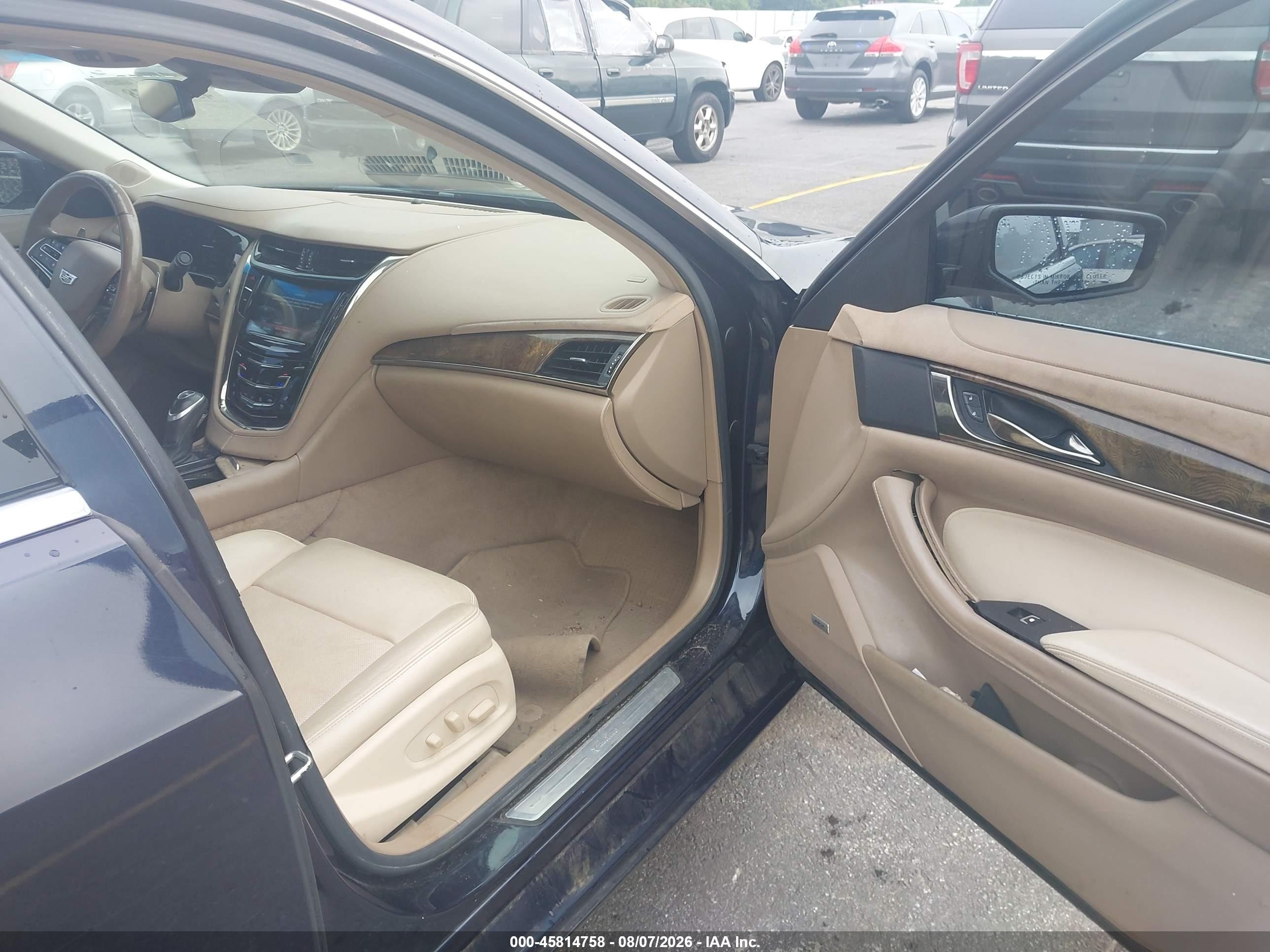 2015 Cadillac Cts Luxury Blue vin: 1G6AR5SX8F0109447