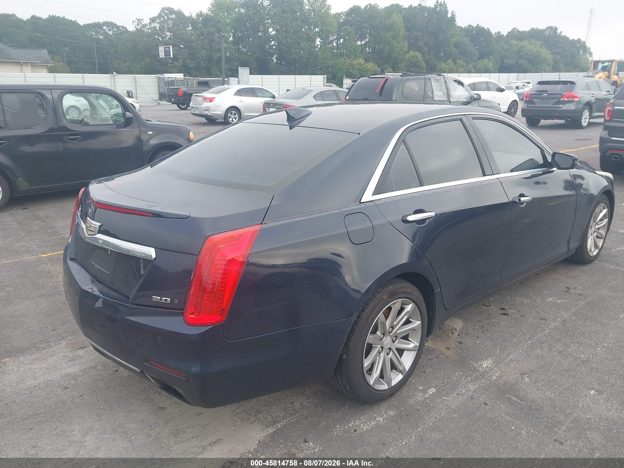 2015 Cadillac Cts Luxury Blue vin: 1G6AR5SX8F0109447