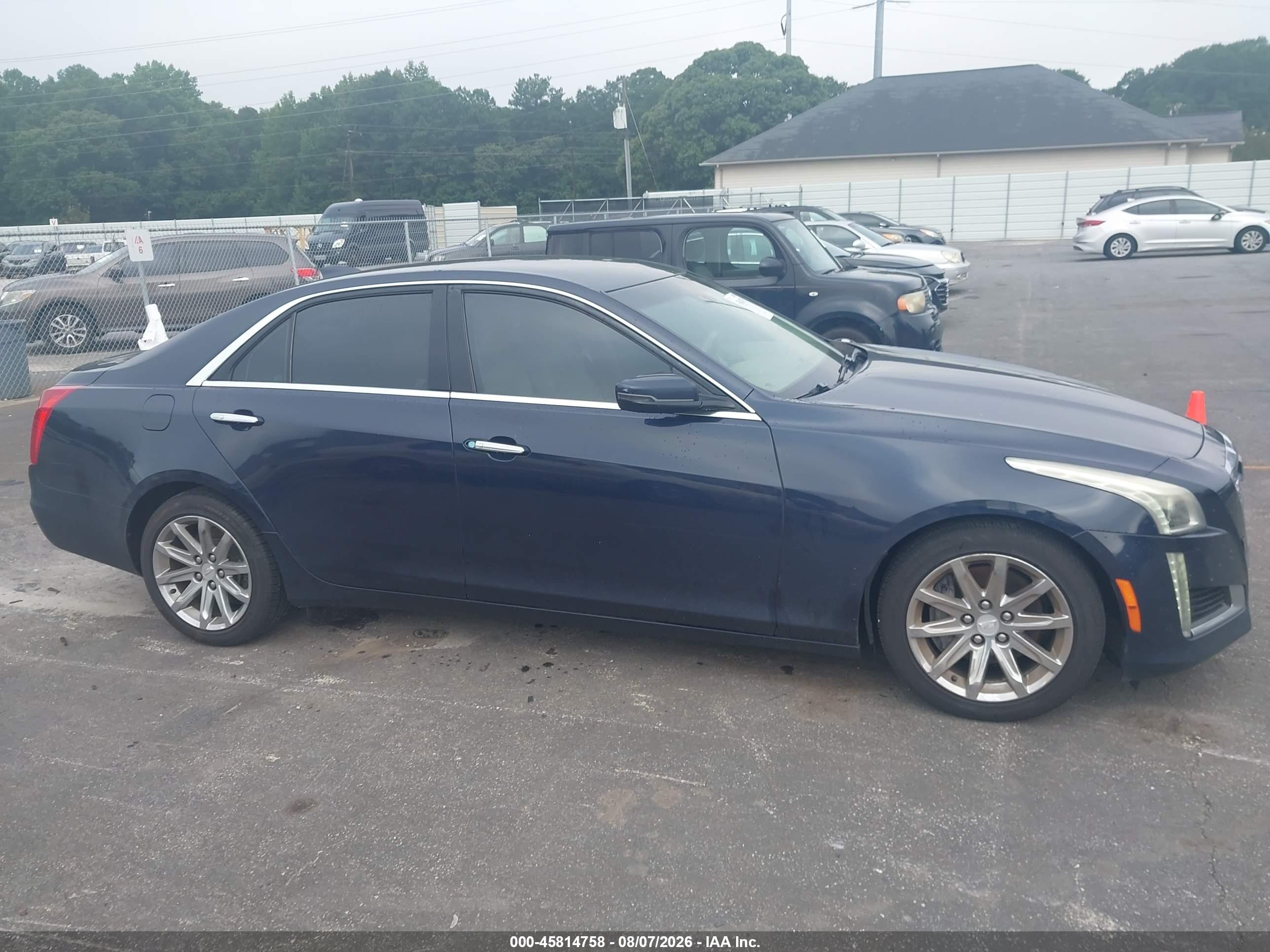 2015 Cadillac Cts Luxury Blue vin: 1G6AR5SX8F0109447