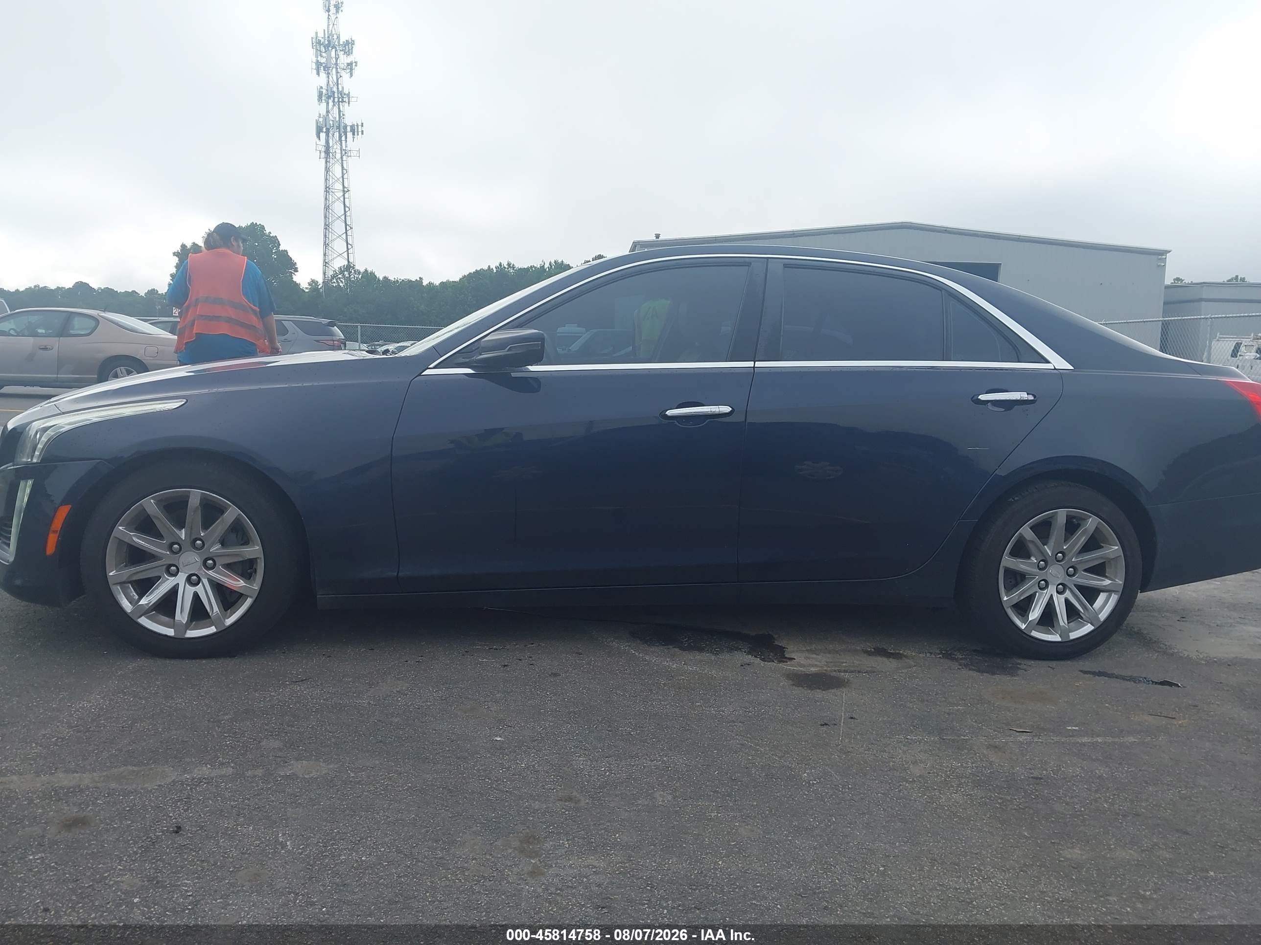 2015 Cadillac Cts Luxury Blue vin: 1G6AR5SX8F0109447