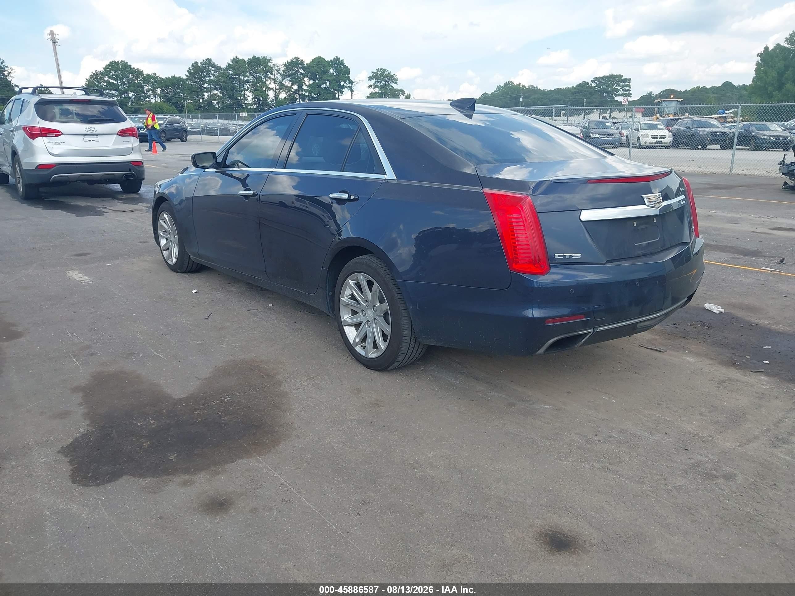 2015 Cadillac Cts Luxury Blue vin: 1G6AR5SX8F0109447