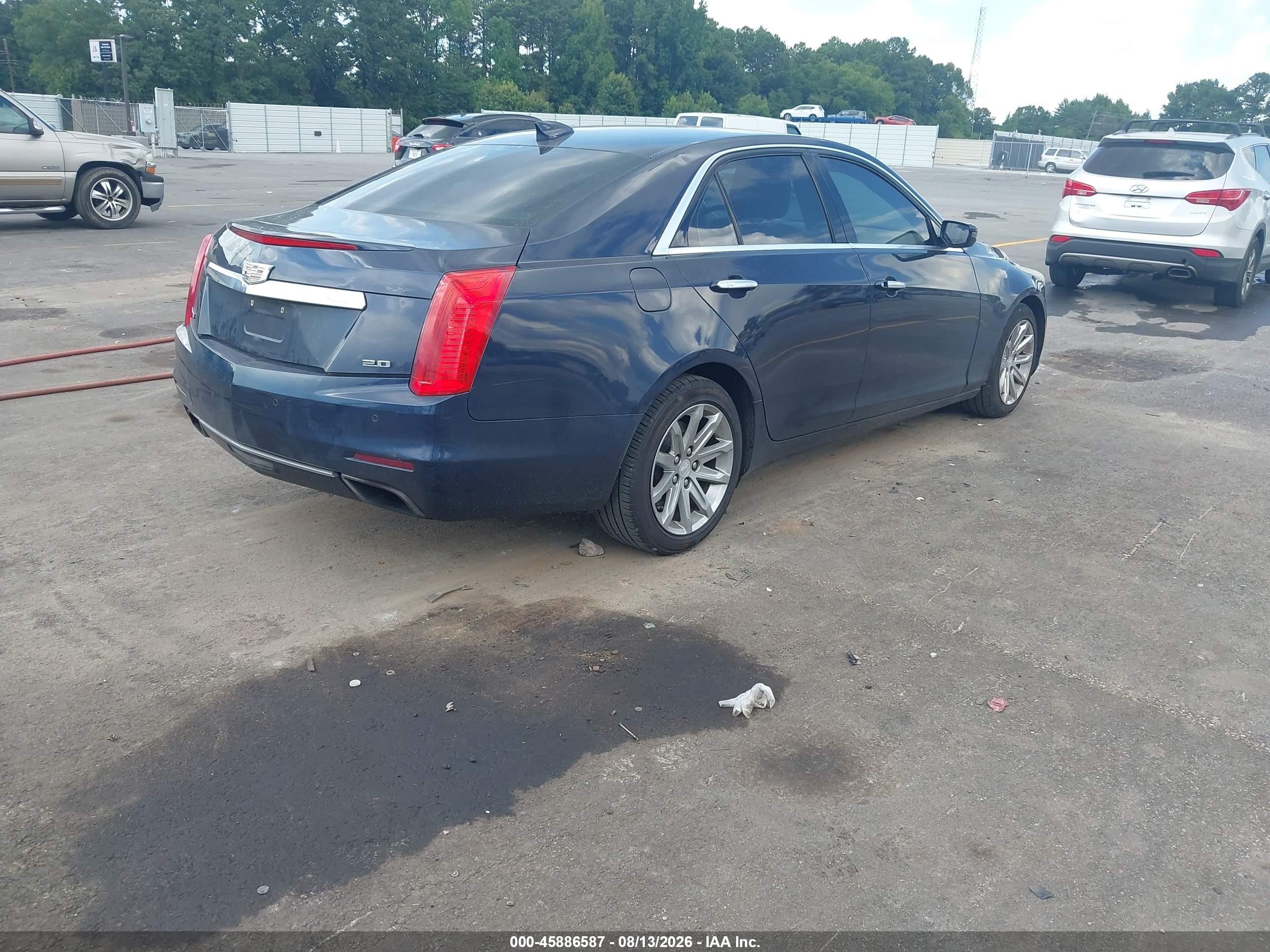 2015 Cadillac Cts Luxury Blue vin: 1G6AR5SX8F0109447