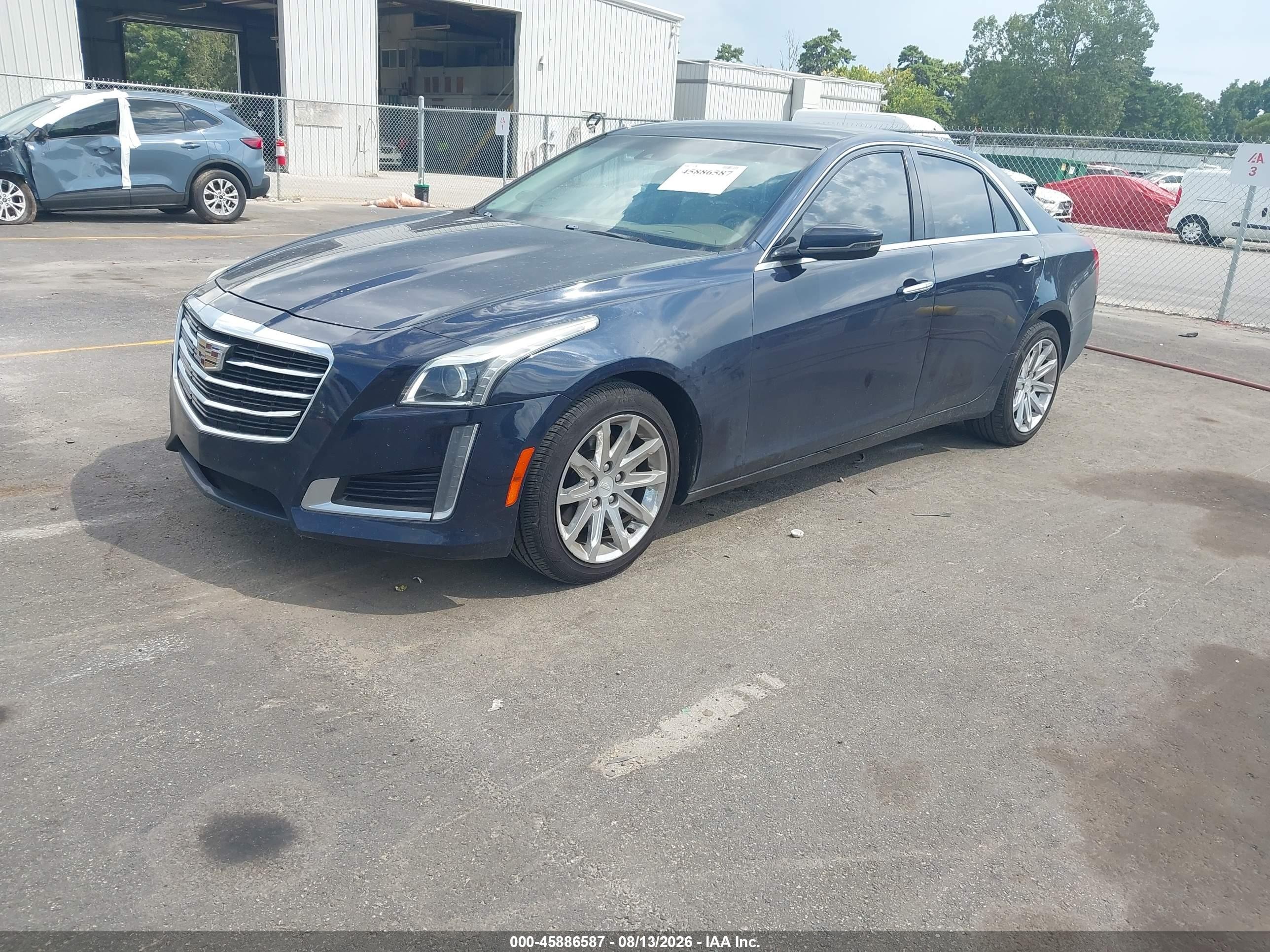 2015 Cadillac Cts Luxury Blue vin: 1G6AR5SX8F0109447