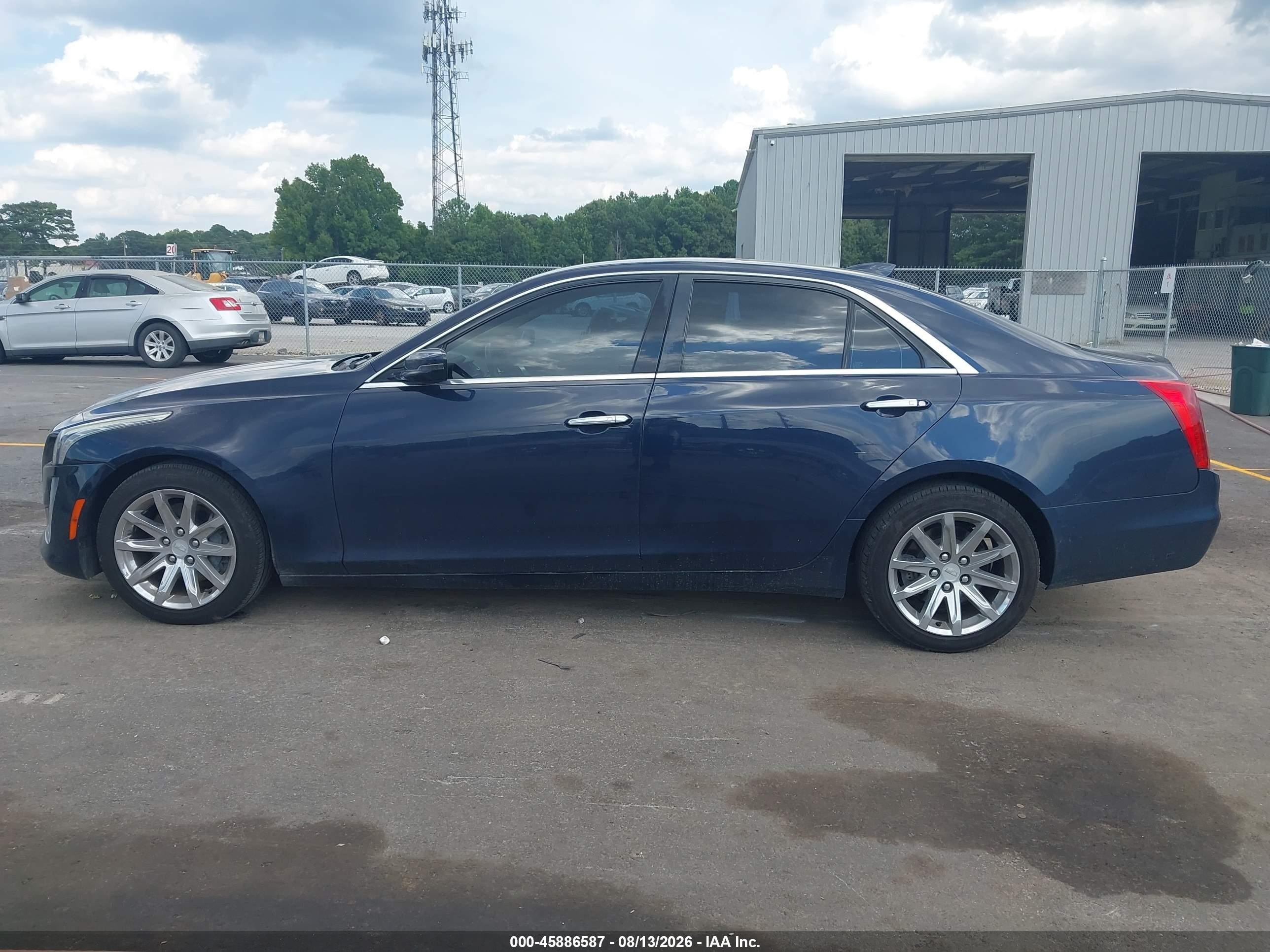 2015 Cadillac Cts Luxury Blue vin: 1G6AR5SX8F0109447