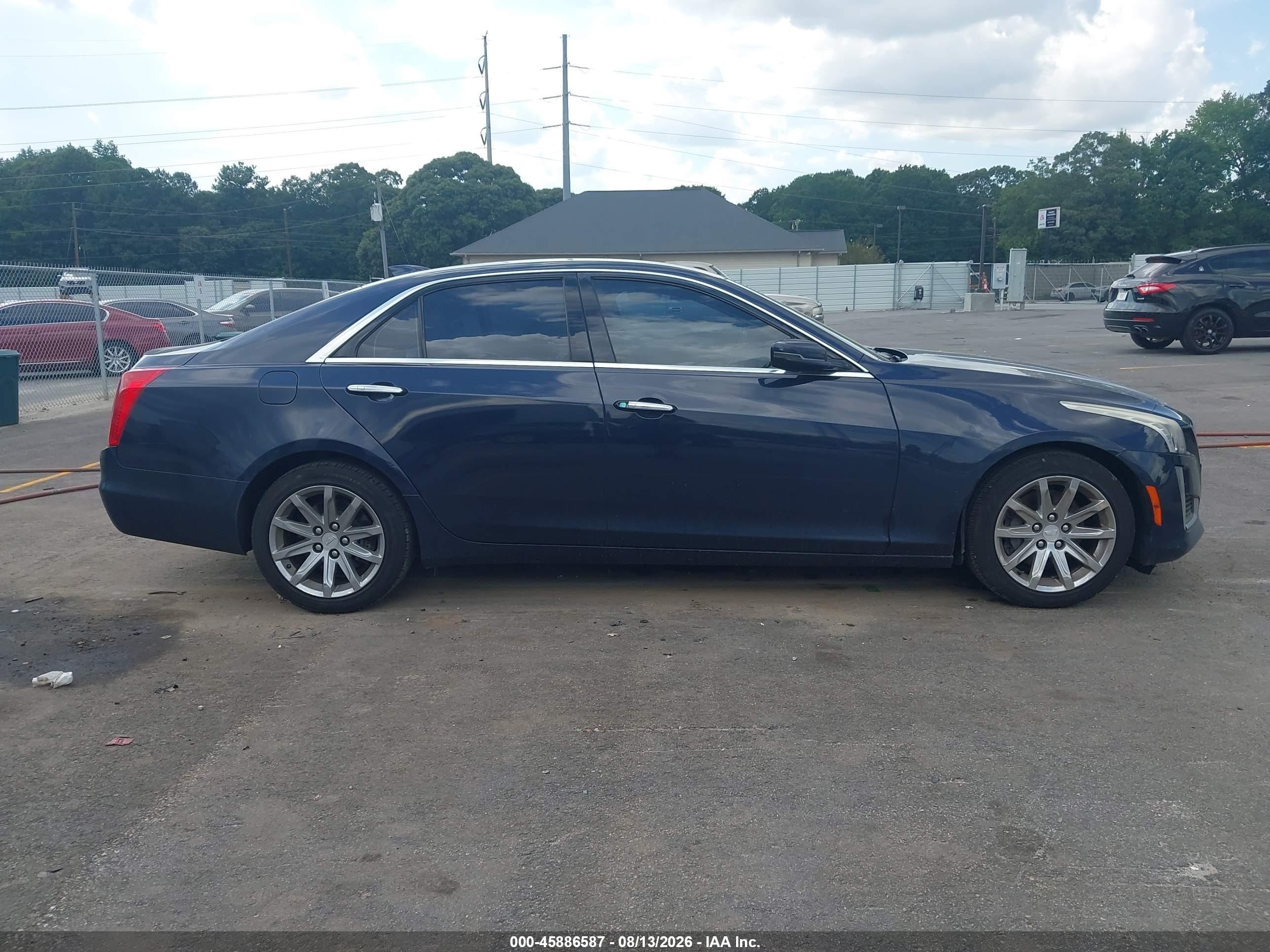 2015 Cadillac Cts Luxury Blue vin: 1G6AR5SX8F0109447