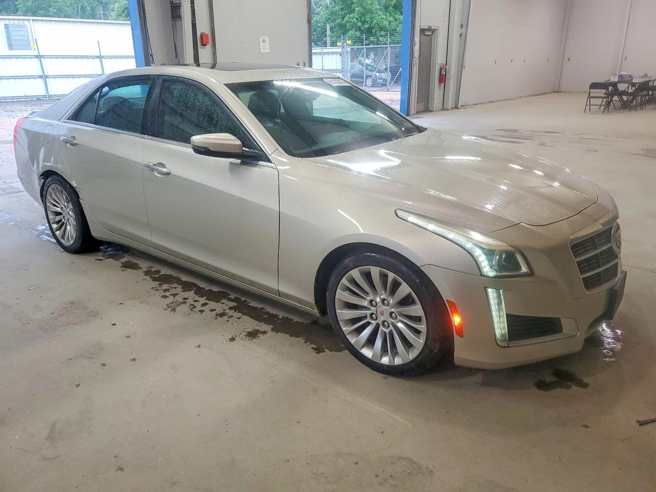 2014 Cadillac Cts Luxury Collection Gold vin: 1G6AR5SX9E0122724