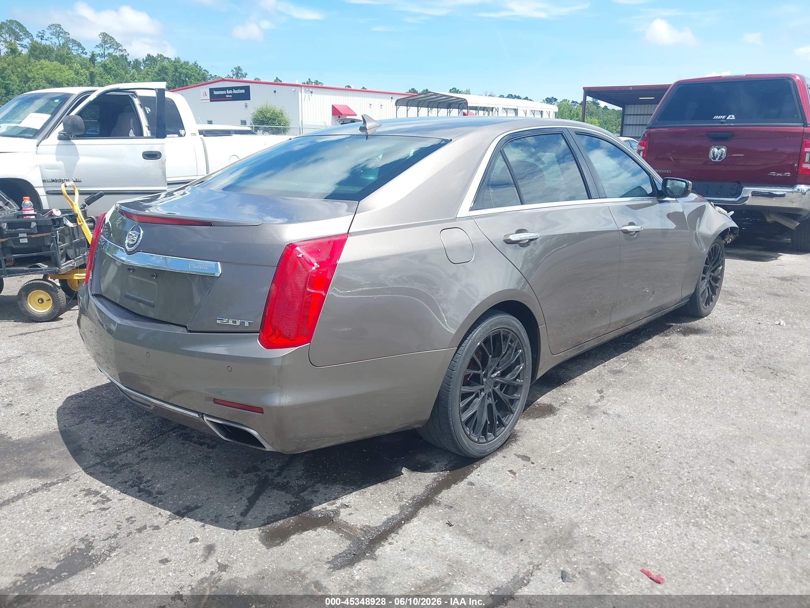2014 Cadillac Cts Luxury Gray vin: 1G6AR5SX9E0164231