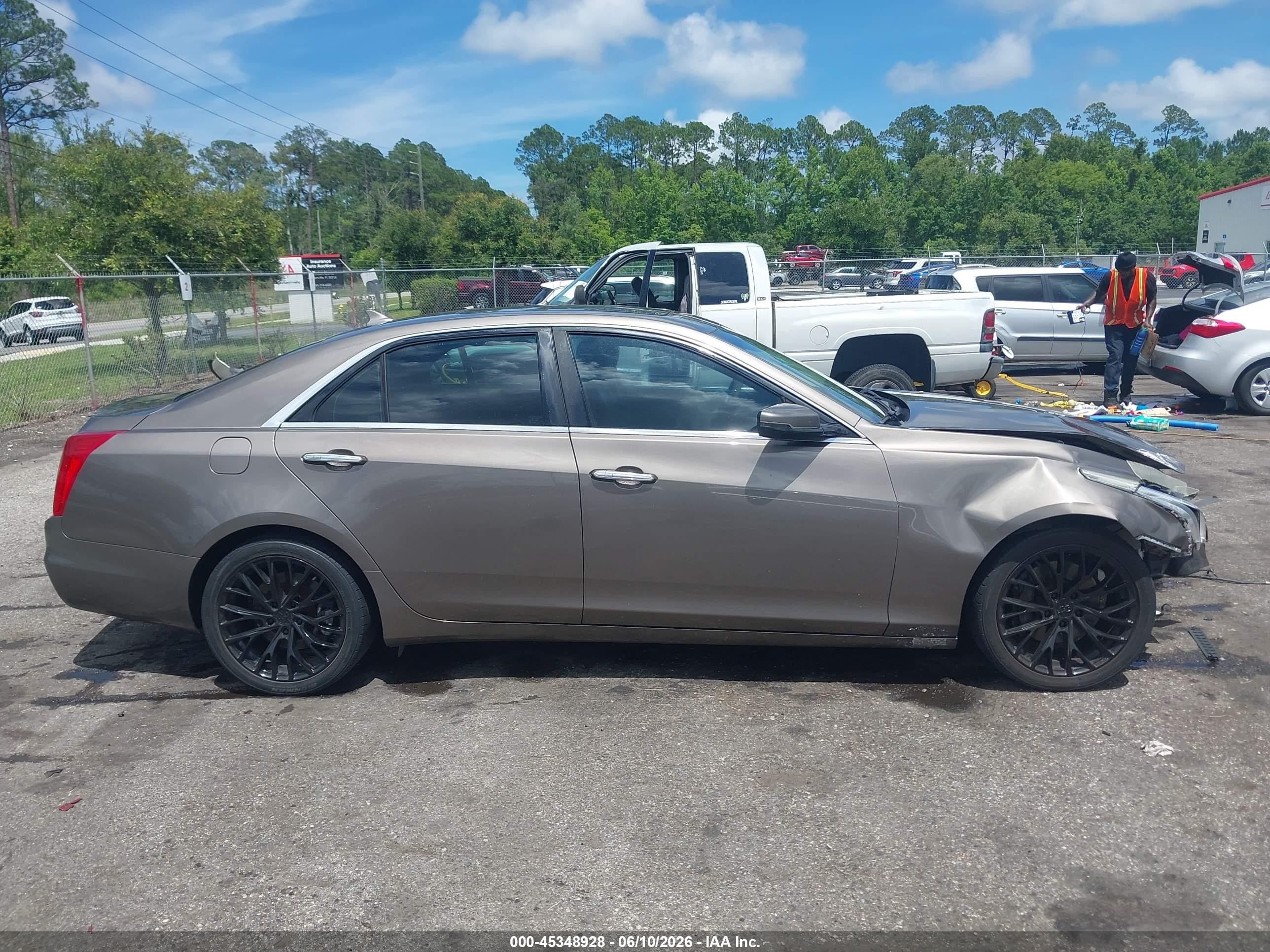 2014 Cadillac Cts Luxury Gray vin: 1G6AR5SX9E0164231