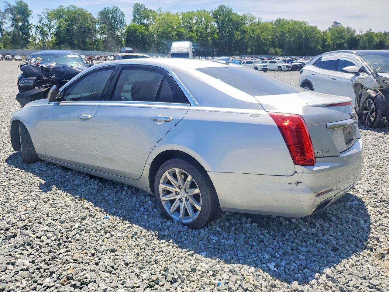 2015 Cadillac Cts Luxury Collection Silver vin: 1G6AR5SX9F0115046
