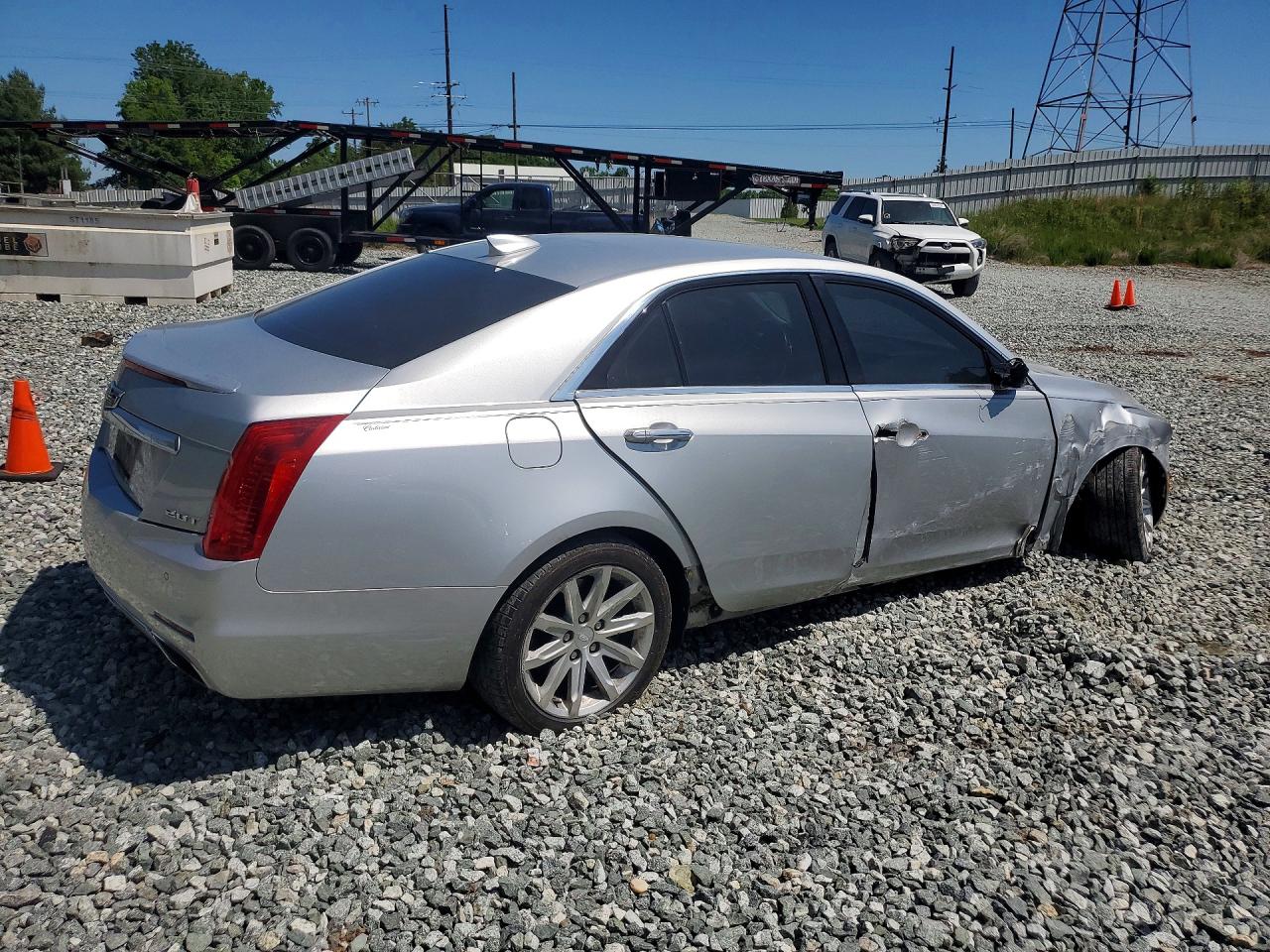 2015 Cadillac Cts Luxury Collection Silver vin: 1G6AR5SX9F0115046