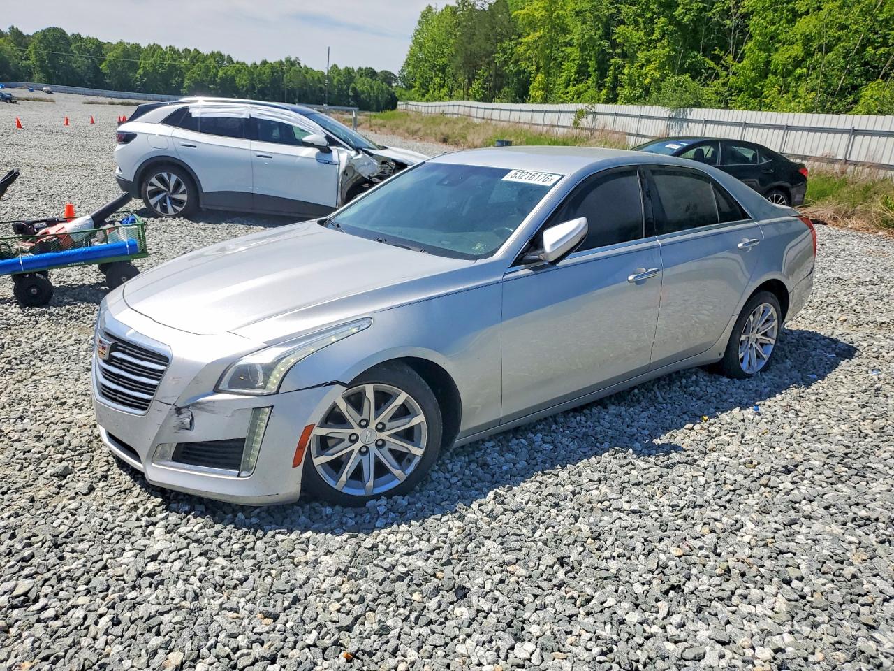 2015 Cadillac Cts Luxury Collection Silver vin: 1G6AR5SX9F0115046
