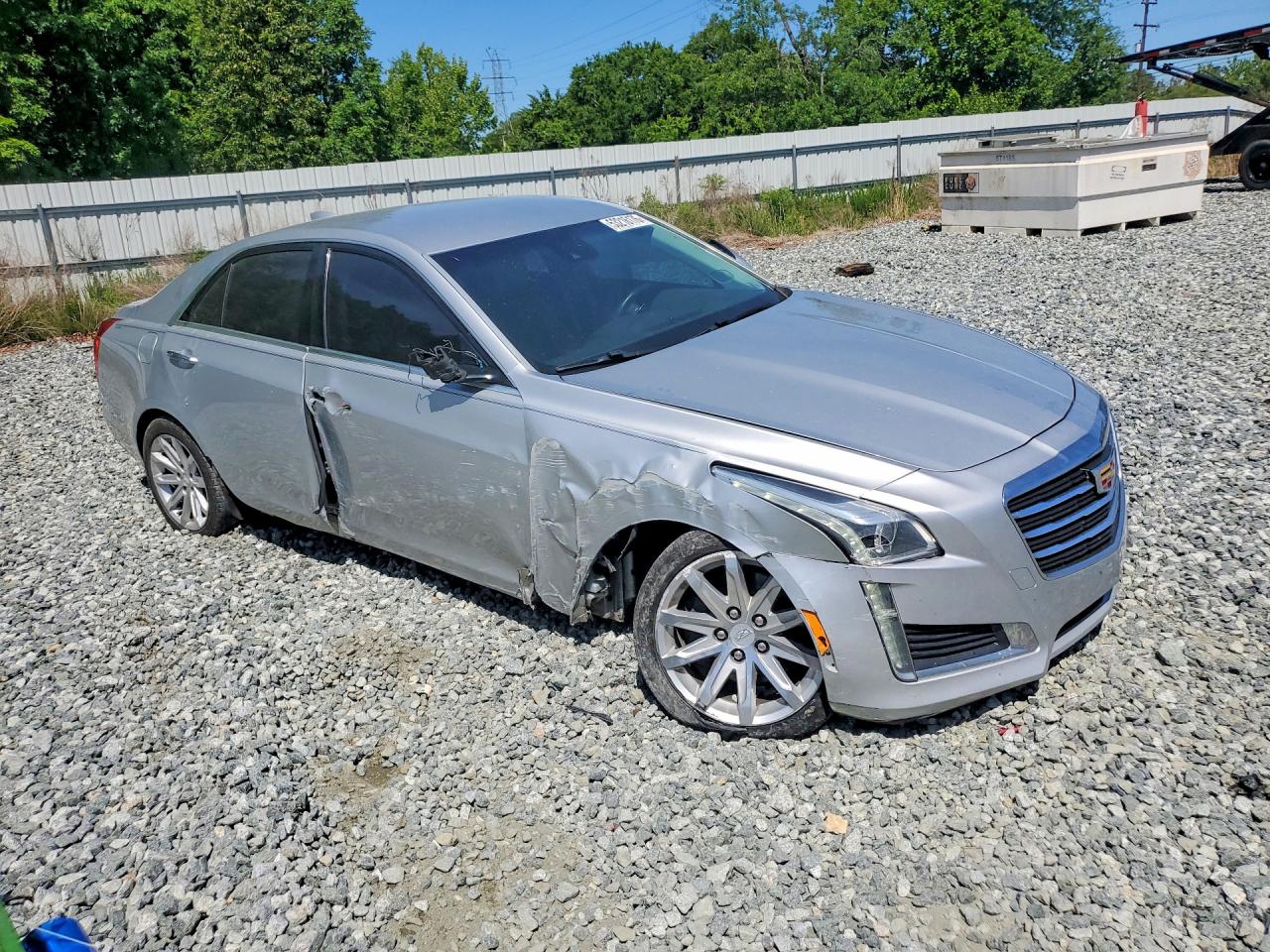 2015 Cadillac Cts Luxury Collection Silver vin: 1G6AR5SX9F0115046
