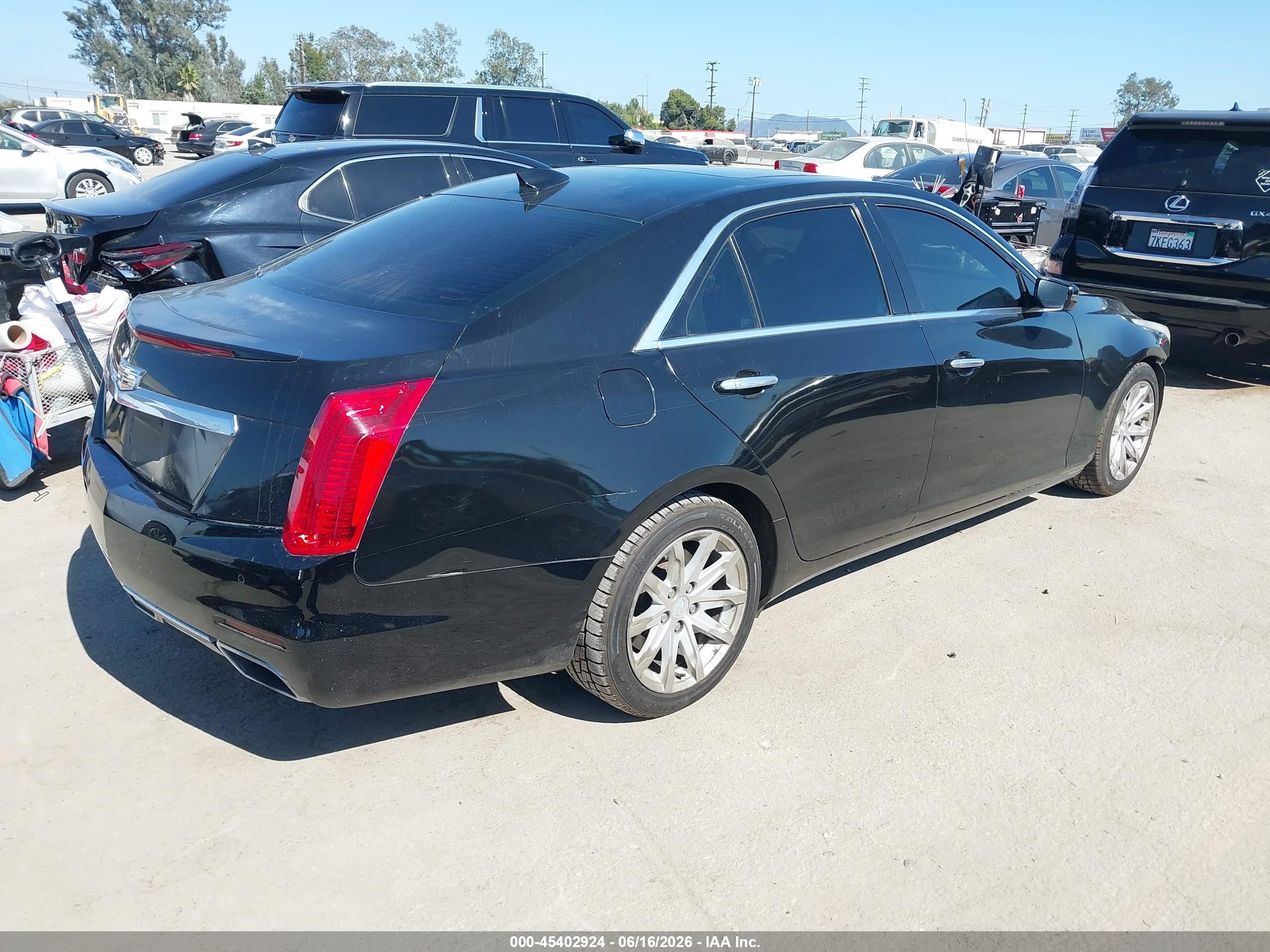 2015 Cadillac Cts Luxury Black vin: 1G6AR5SXXF0124144