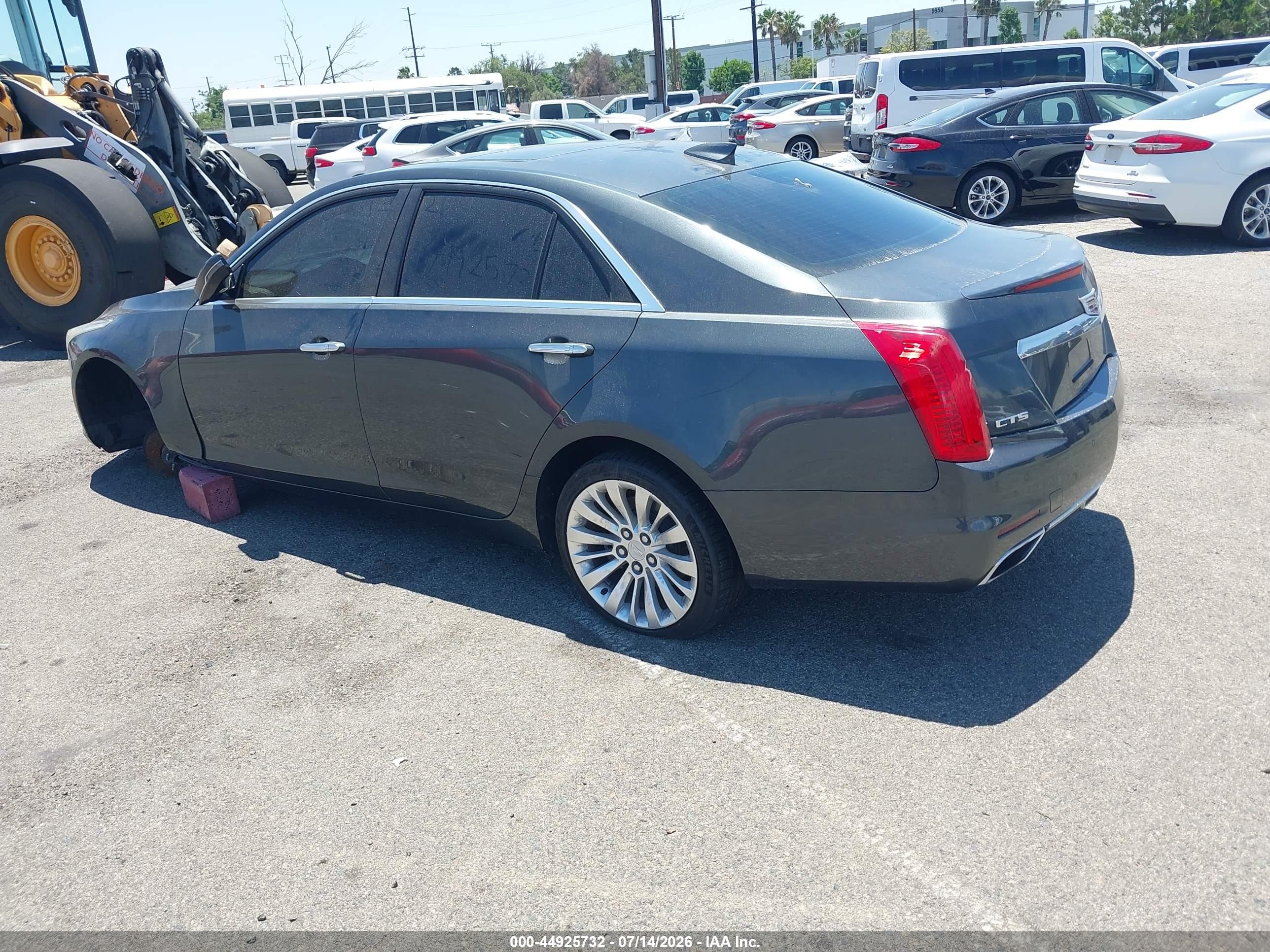 2015 Cadillac Cts Luxury Gray vin: 1G6AR5SXXF0141610