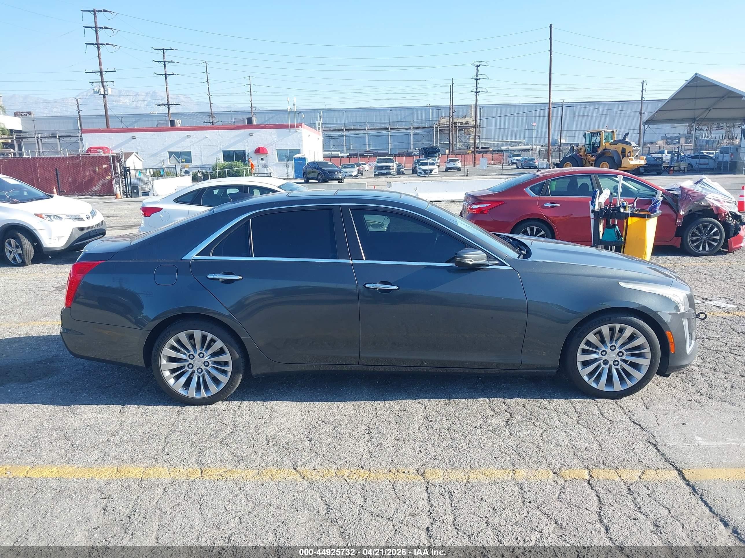 2015 Cadillac Cts Luxury Gray vin: 1G6AR5SXXF0141610