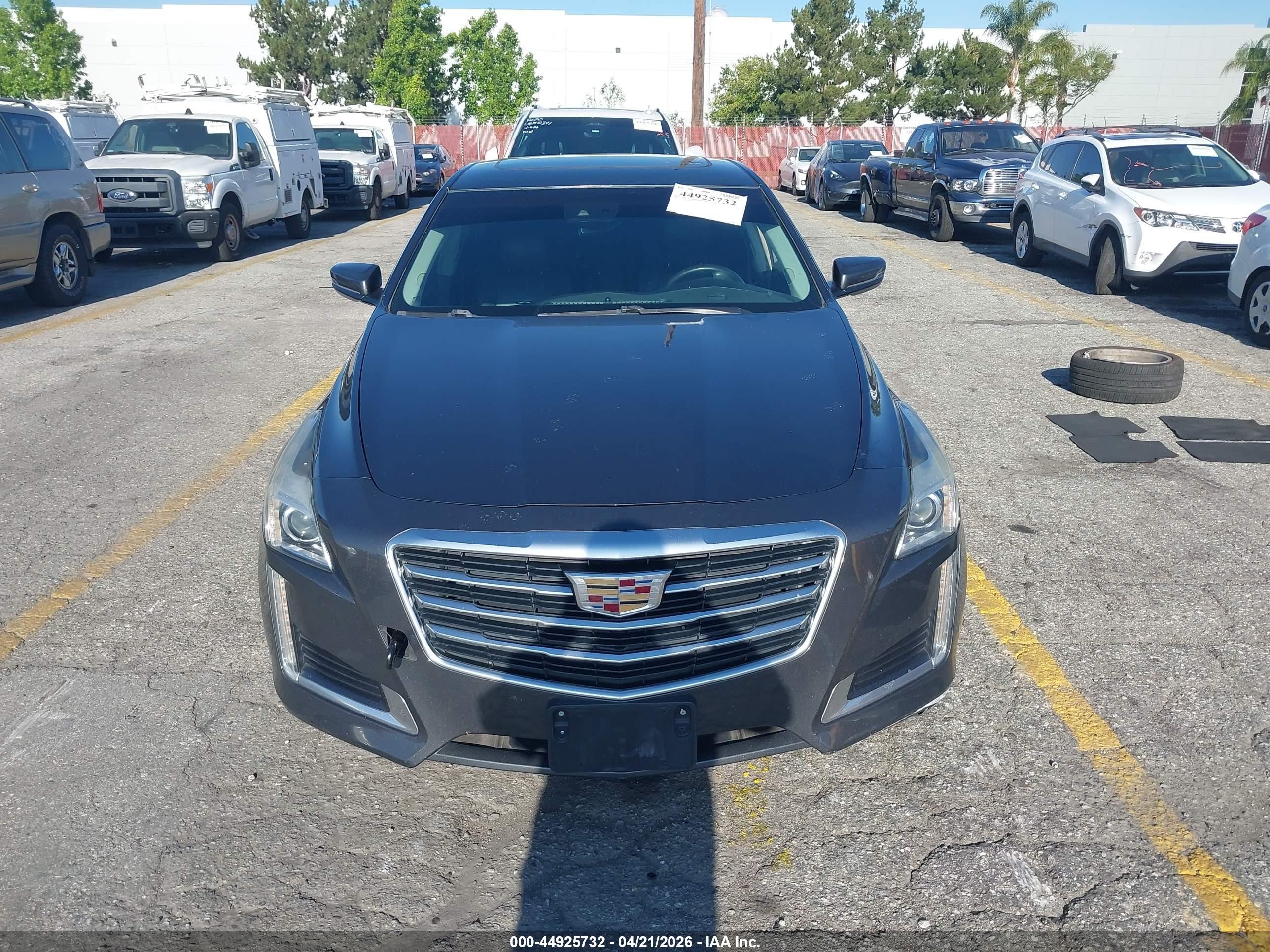 2015 Cadillac Cts Luxury Gray vin: 1G6AR5SXXF0141610