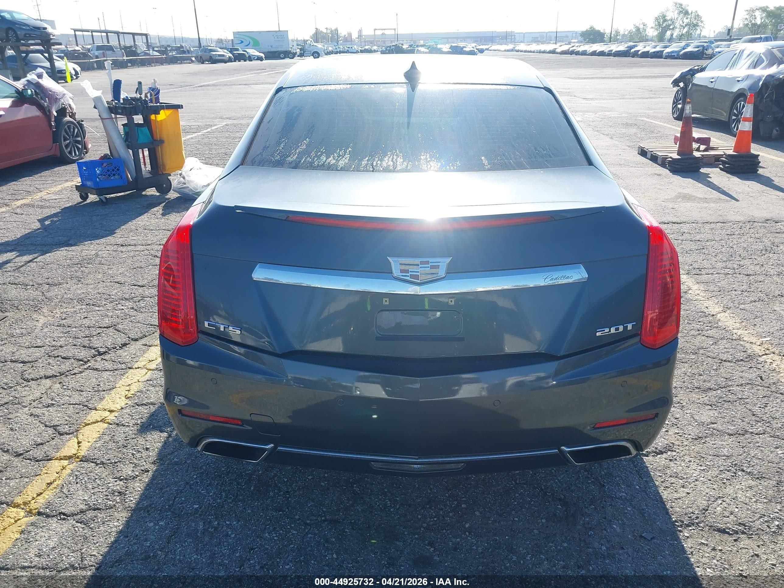 2015 Cadillac Cts Luxury Gray vin: 1G6AR5SXXF0141610