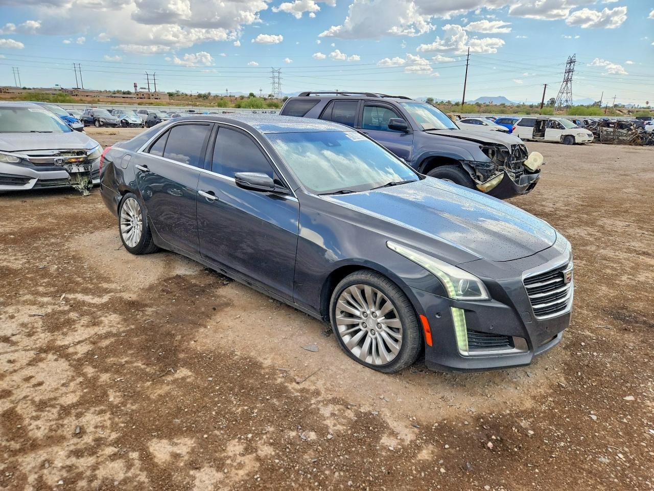 2015 Cadillac Cts Performance Collection Charcoal vin: 1G6AS5S32F0121711