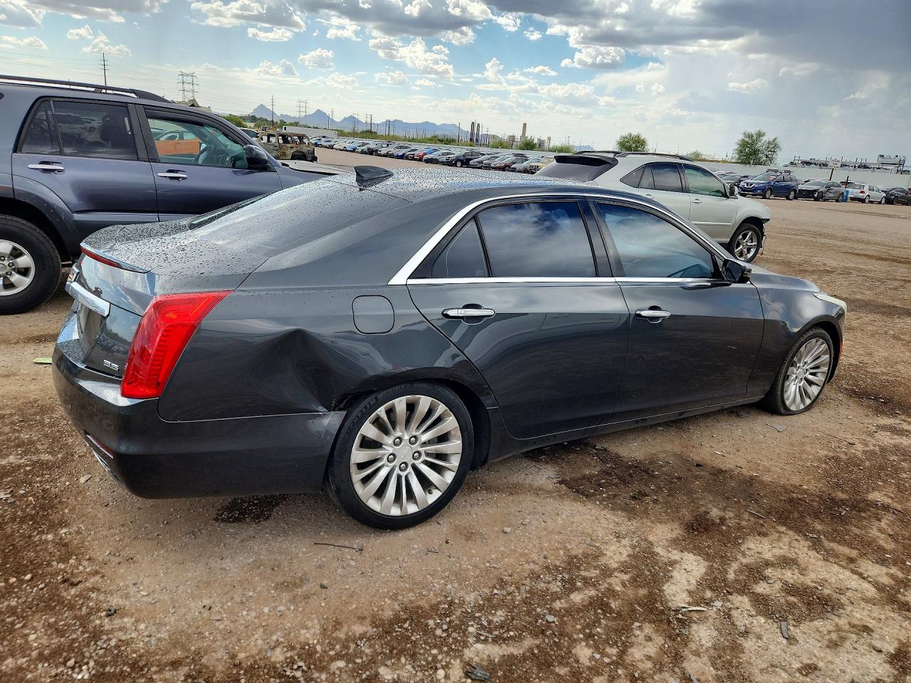2015 Cadillac Cts Performance Collection Charcoal vin: 1G6AS5S32F0121711