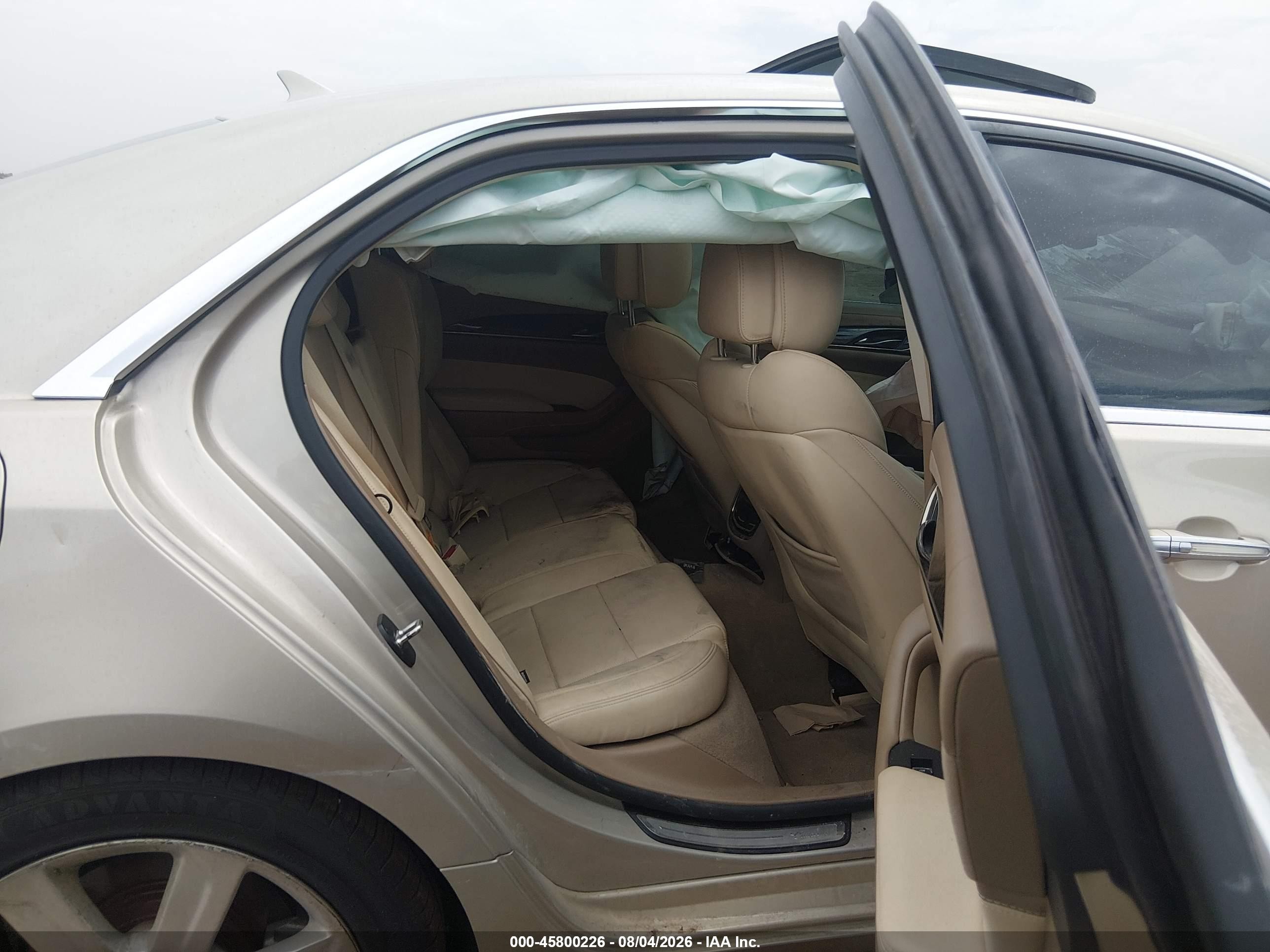 2014 Cadillac Cts Performance Tan vin: 1G6AS5S34E0168740