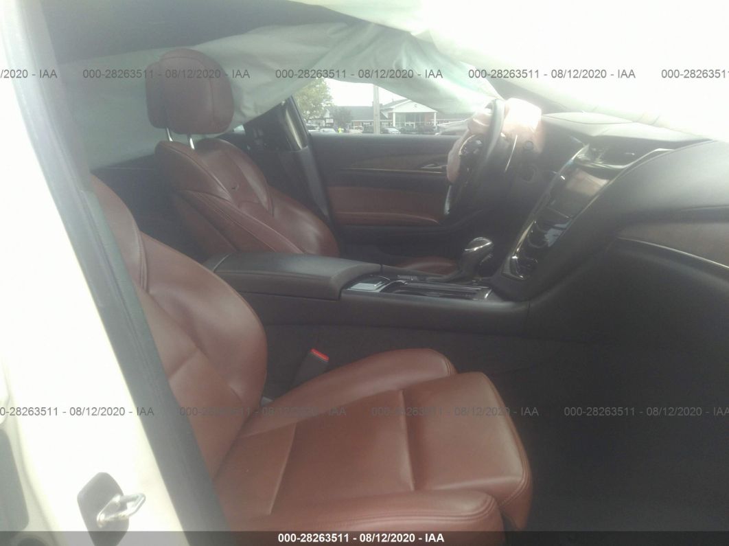 2014 Cadillac Cts Sedan Performance Rwd White vin: 1G6AS5S3XE0185820