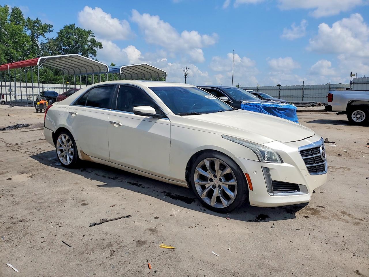 2014 Cadillac Cts Performance Collection Beige vin: 1G6AS5S3XE0185820