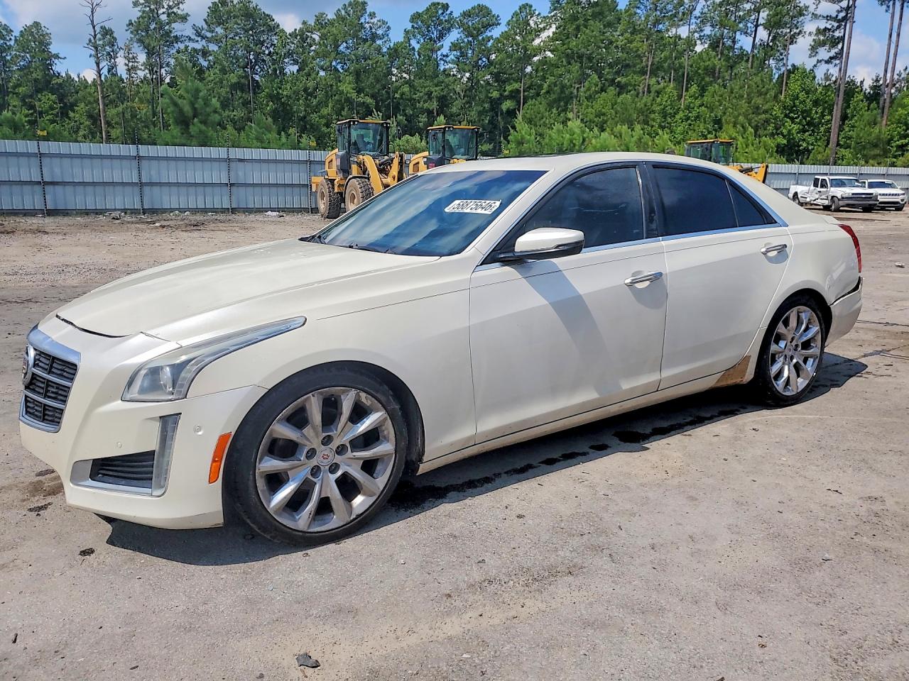 2014 Cadillac Cts Performance Collection Beige vin: 1G6AS5S3XE0185820