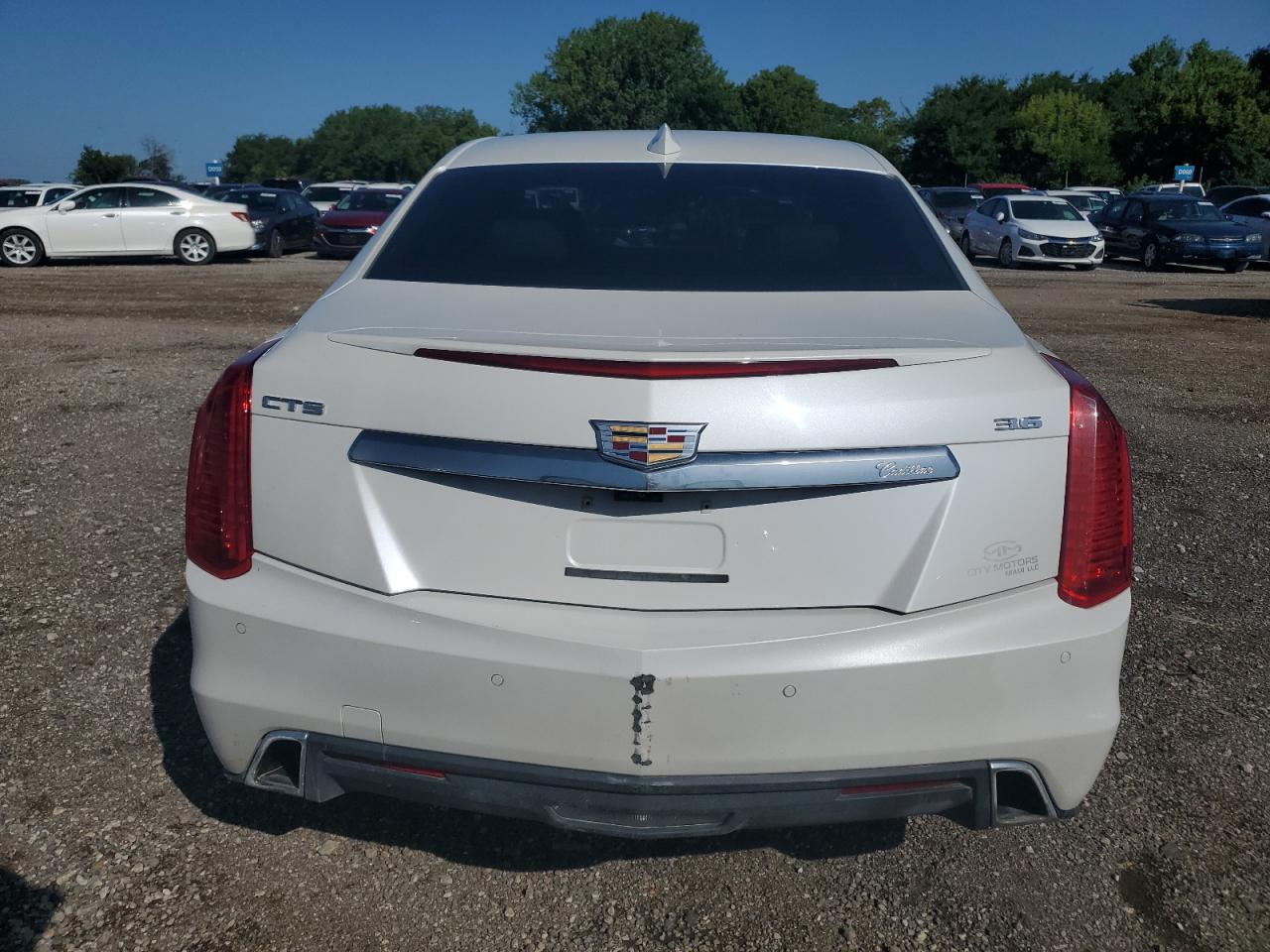 2018 Cadillac Cts Premium Luxury Белый vin: 1G6AS5SS5J0143380