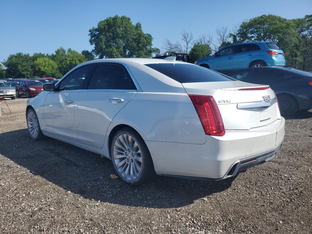 2018 Cadillac Cts Premium Luxury Белый vin: 1G6AS5SS5J0143380