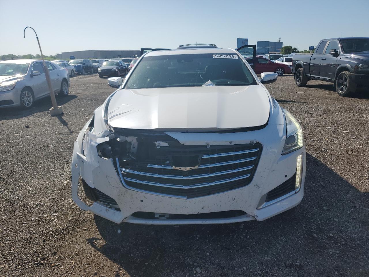 2018 Cadillac Cts Premium Luxury Белый vin: 1G6AS5SS5J0143380