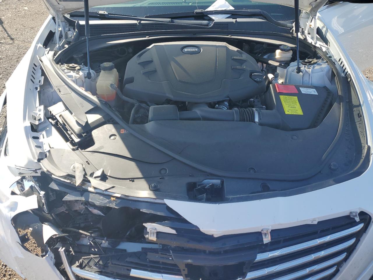 2018 Cadillac Cts Premium Luxury Белый vin: 1G6AS5SS5J0143380