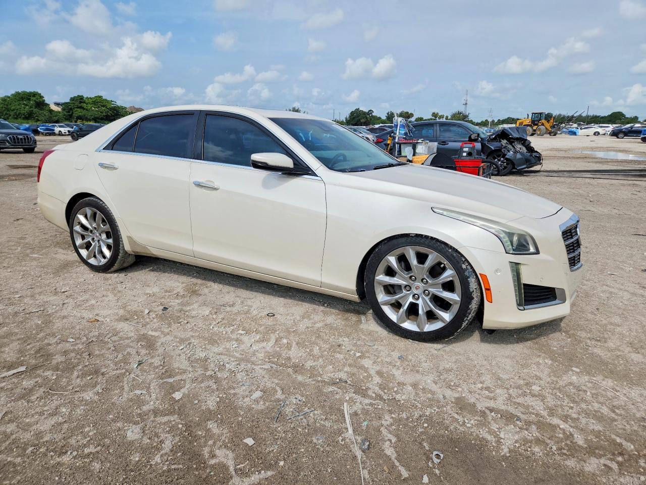 2014 Cadillac Cts Performance Collection Белый vin: 1G6AS5SX9E0149992