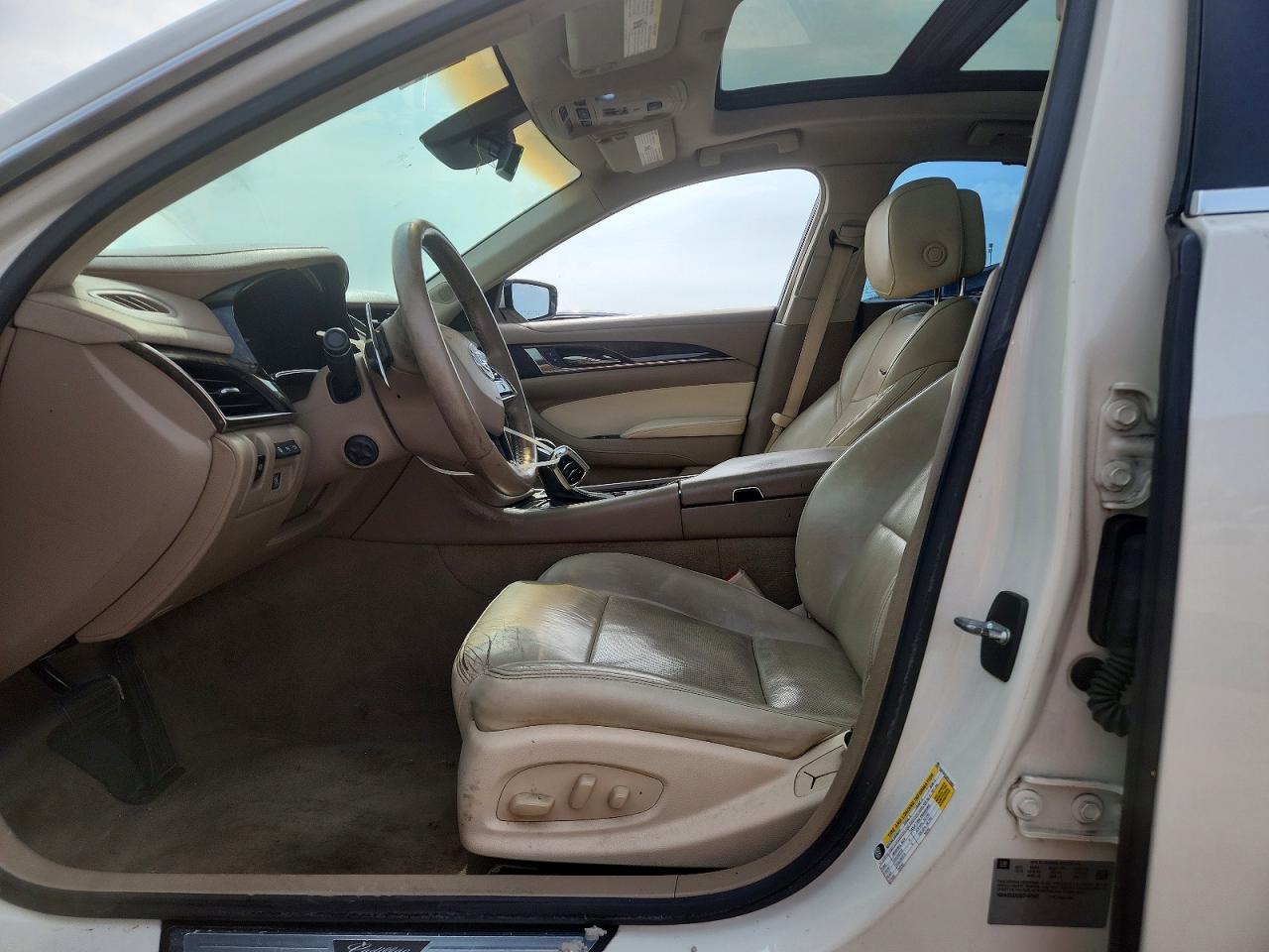 2014 Cadillac Cts Performance Collection Белый vin: 1G6AS5SX9E0149992