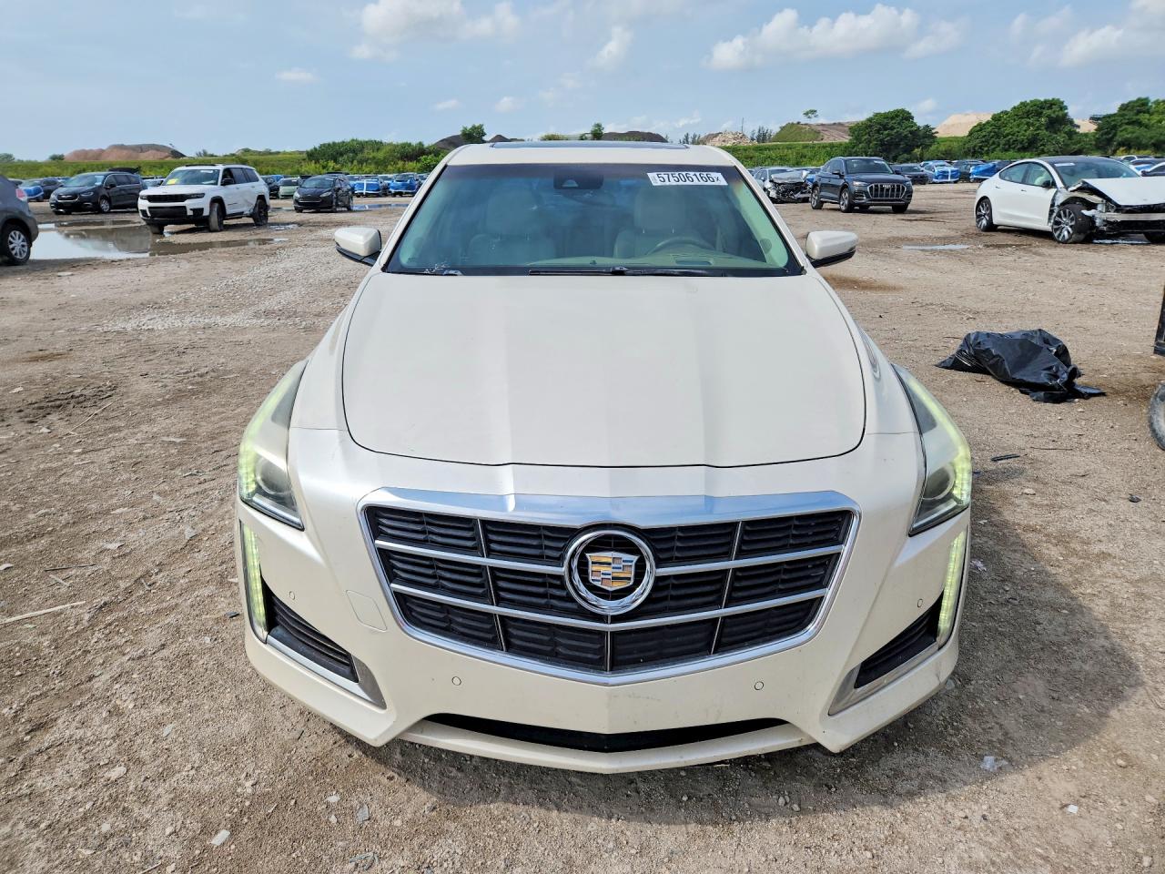 2014 Cadillac Cts Performance Collection Белый vin: 1G6AS5SX9E0149992