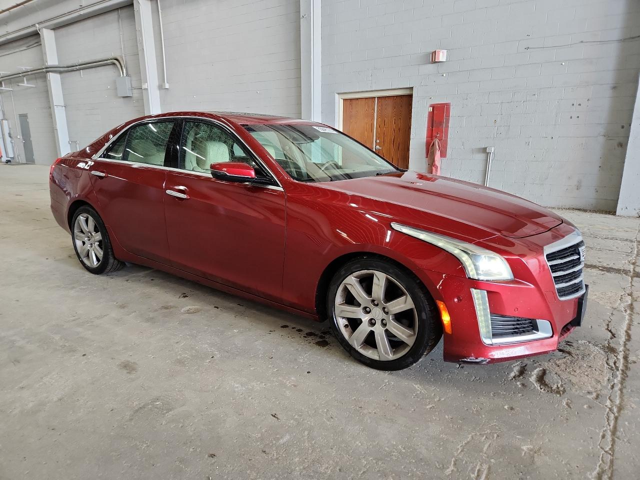2015 Cadillac Cts Premium Collection Brown vin: 1G6AT5S32F0140207 Damage: Front Bumper/Cover, Heavy Scratch, 9 To 10 Inches