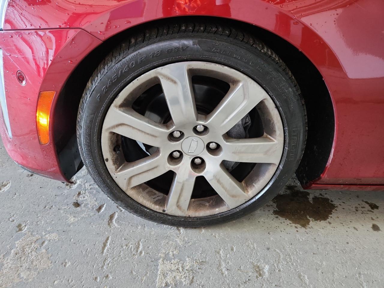 2015 Cadillac Cts Premium Collection Brown vin: 1G6AT5S32F0140207 Damage: Left Front Wheel, Curb Rash, 3 To 4 Inches