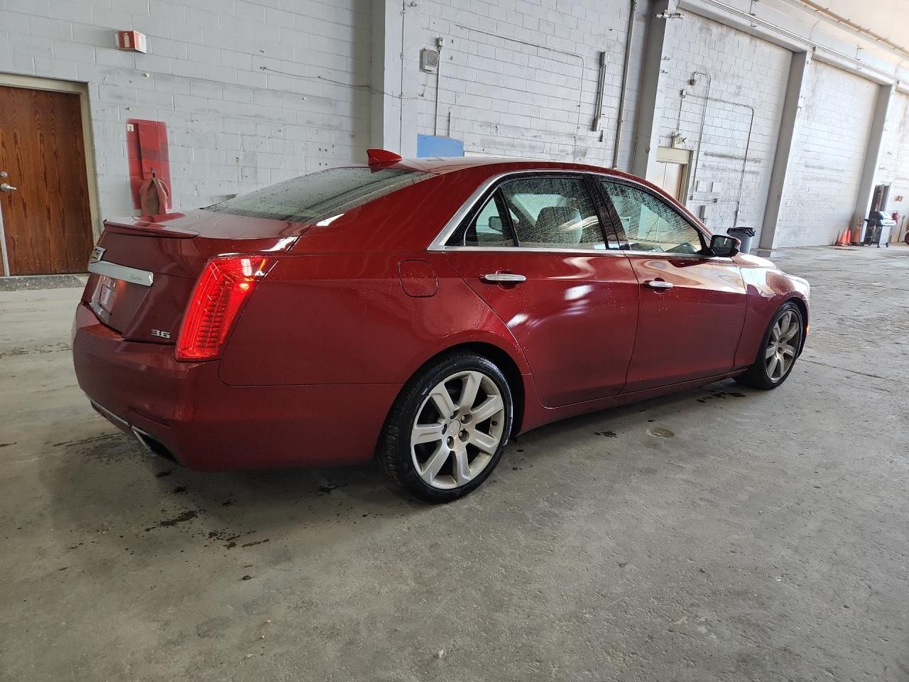 2015 Cadillac Cts Premium Collection Brown vin: 1G6AT5S32F0140207 Damage: Right Qtr Panel, Heavy Scratch, 1/2 To 1 Inch