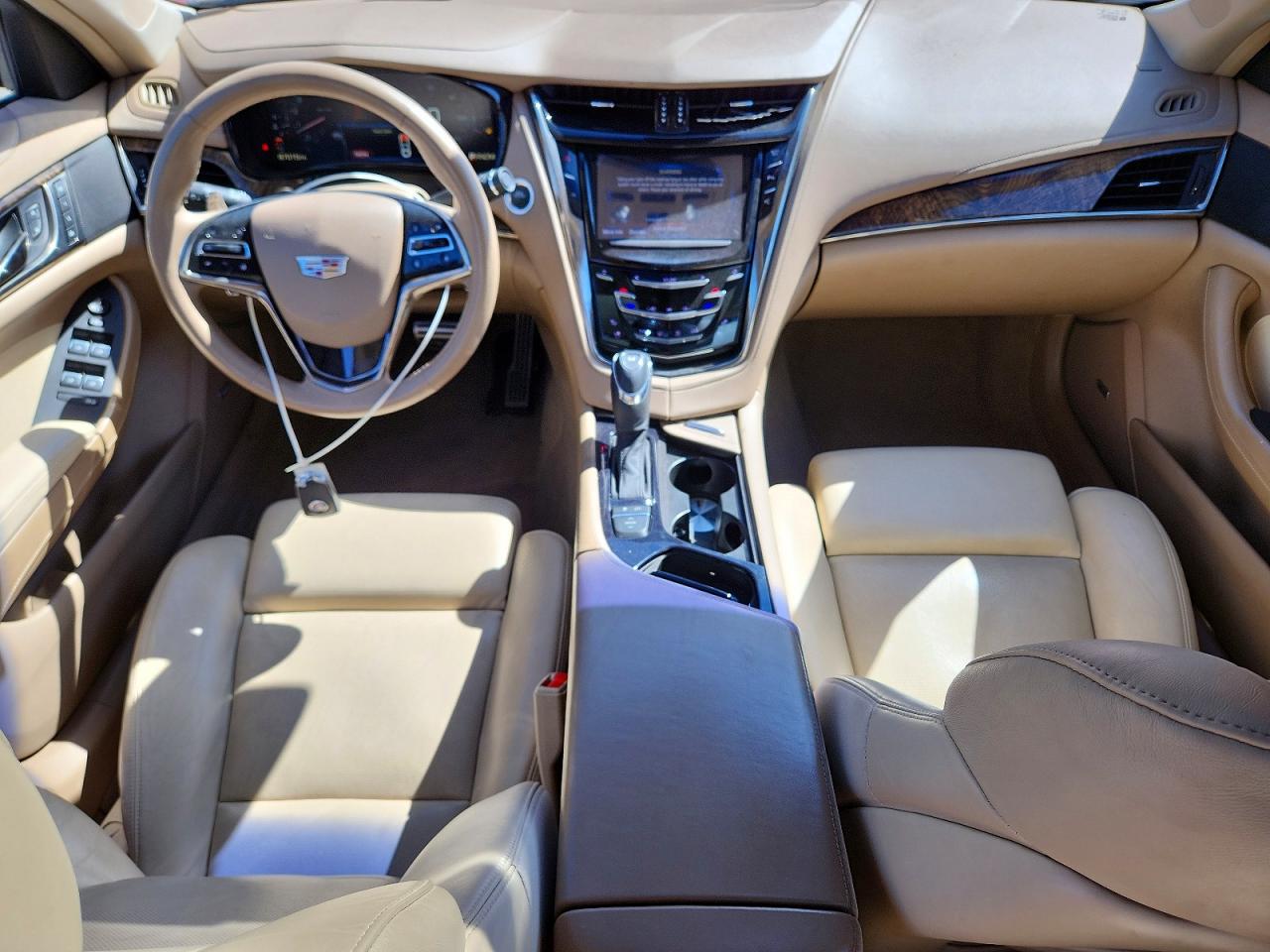2015 Cadillac Cts Premium Collection Brown vin: 1G6AT5S32F0140207