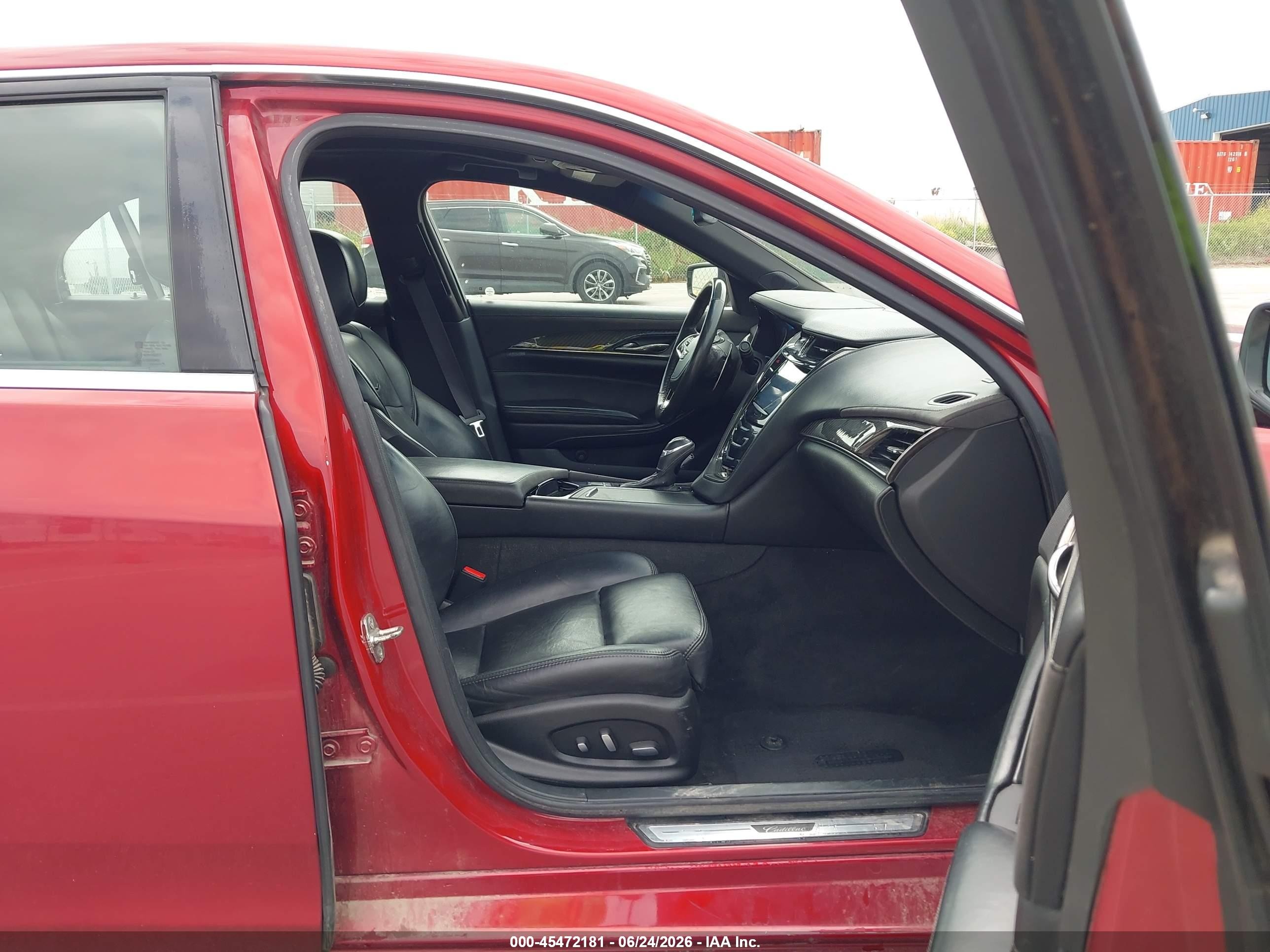 2015 Cadillac Cts Premium Red vin: 1G6AT5S33F0117888