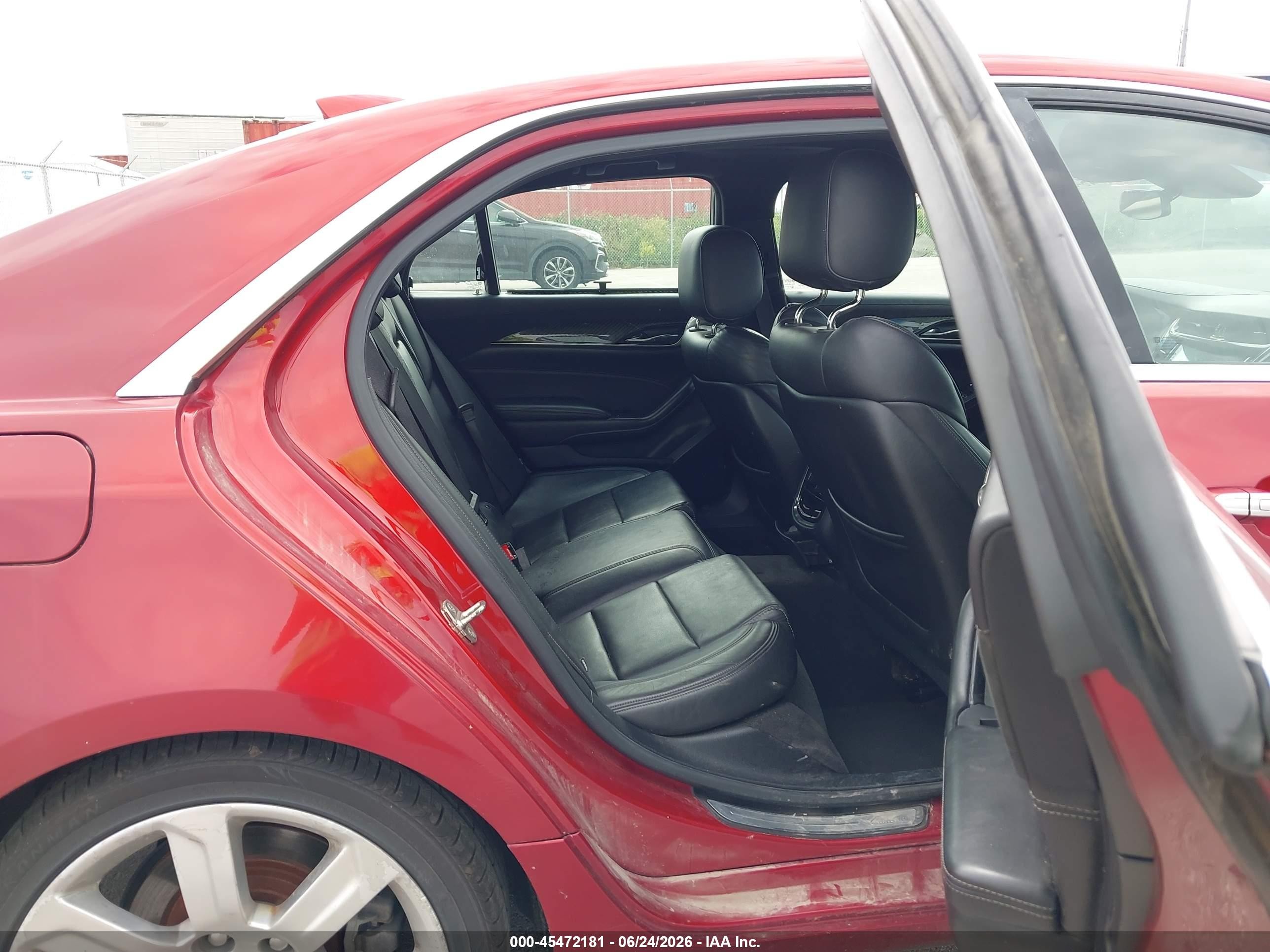 2015 Cadillac Cts Premium Red vin: 1G6AT5S33F0117888