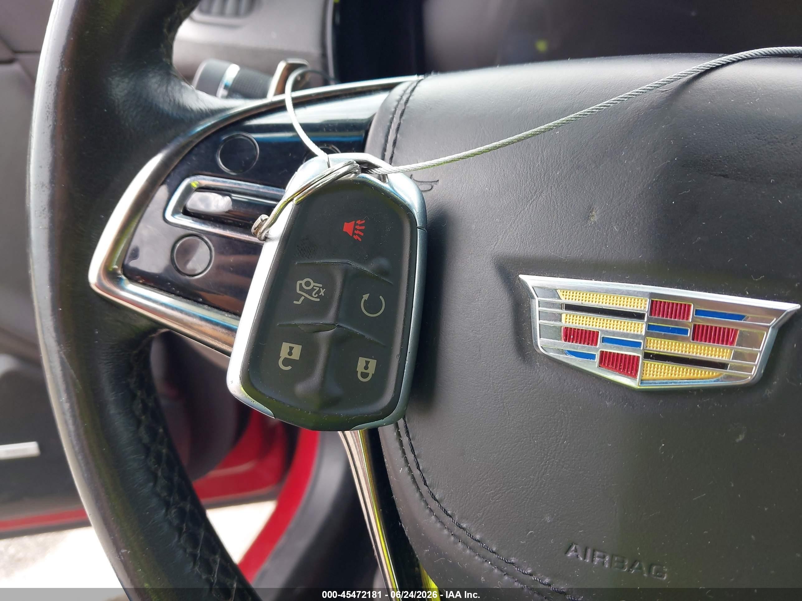 2015 Cadillac Cts Premium Red vin: 1G6AT5S33F0117888