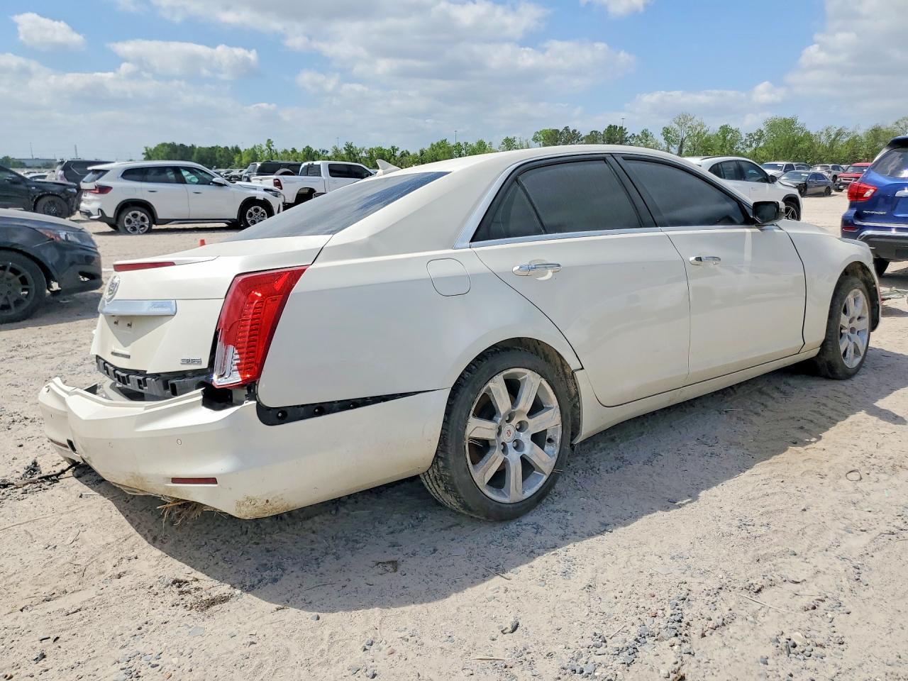 2014 Cadillac Cts Premium Collection Белый vin: 1G6AT5S34E0132656